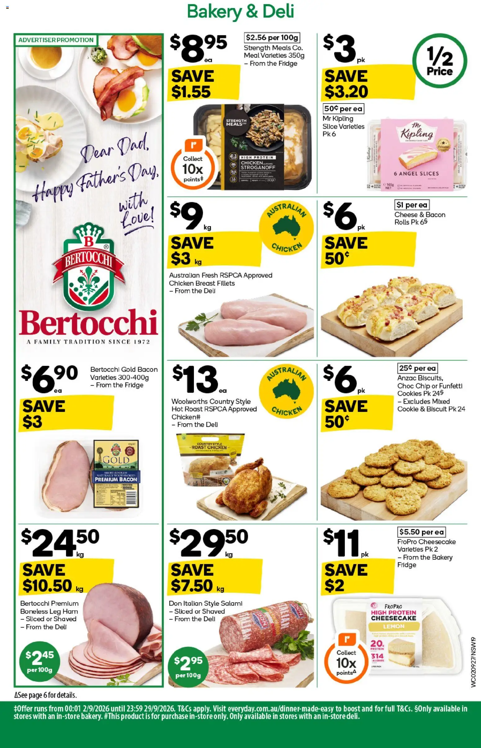Woolworths catalogue - valid from 02/09/2026 | Page: 19 | Products: Cheese, Salami, Chicken breast, Roast