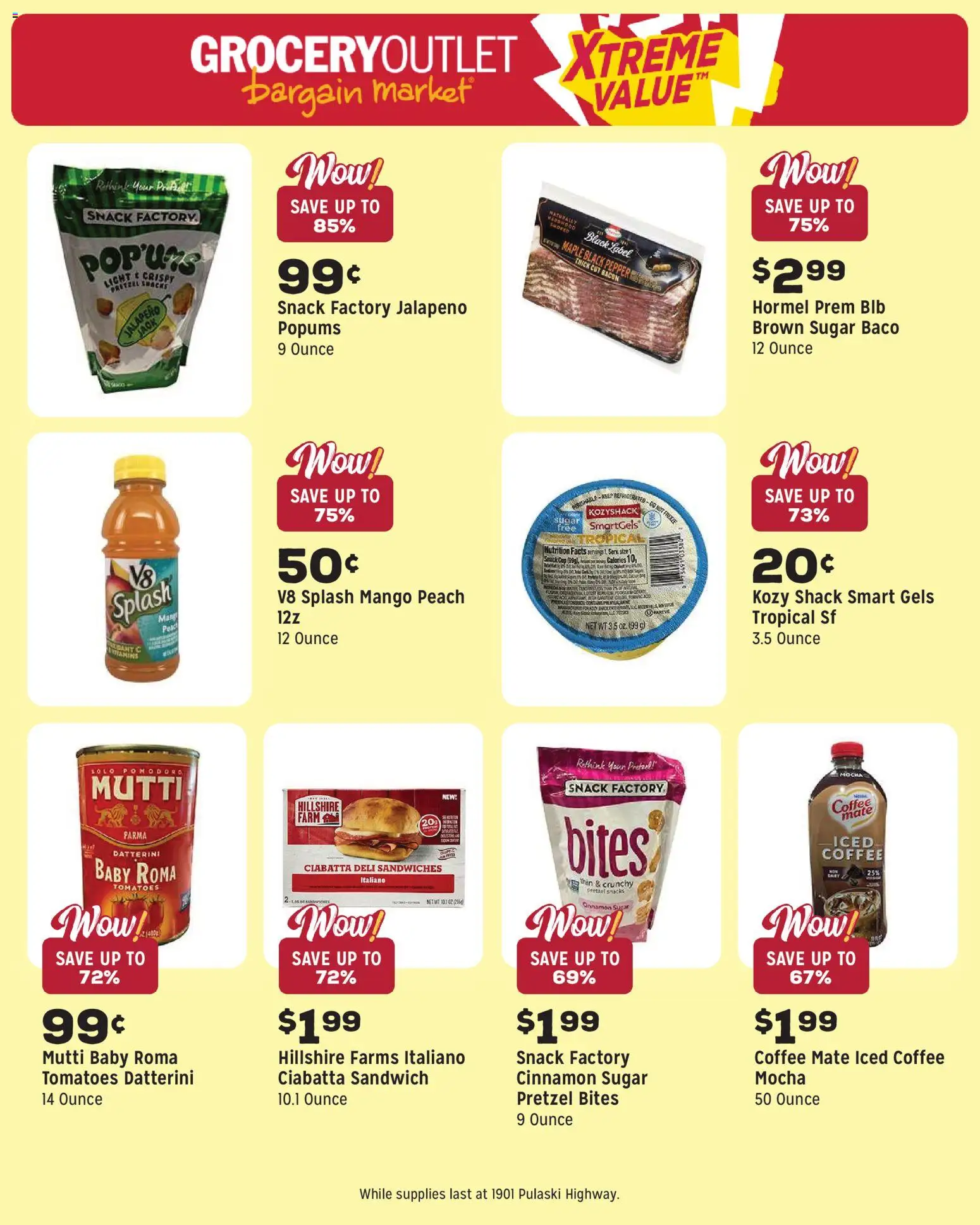 Grocery Outlet Weekly Ad - valid from 07/15/2026 | Page: 10 | Products: Coffee, Tomatoes, Sugar, Mango