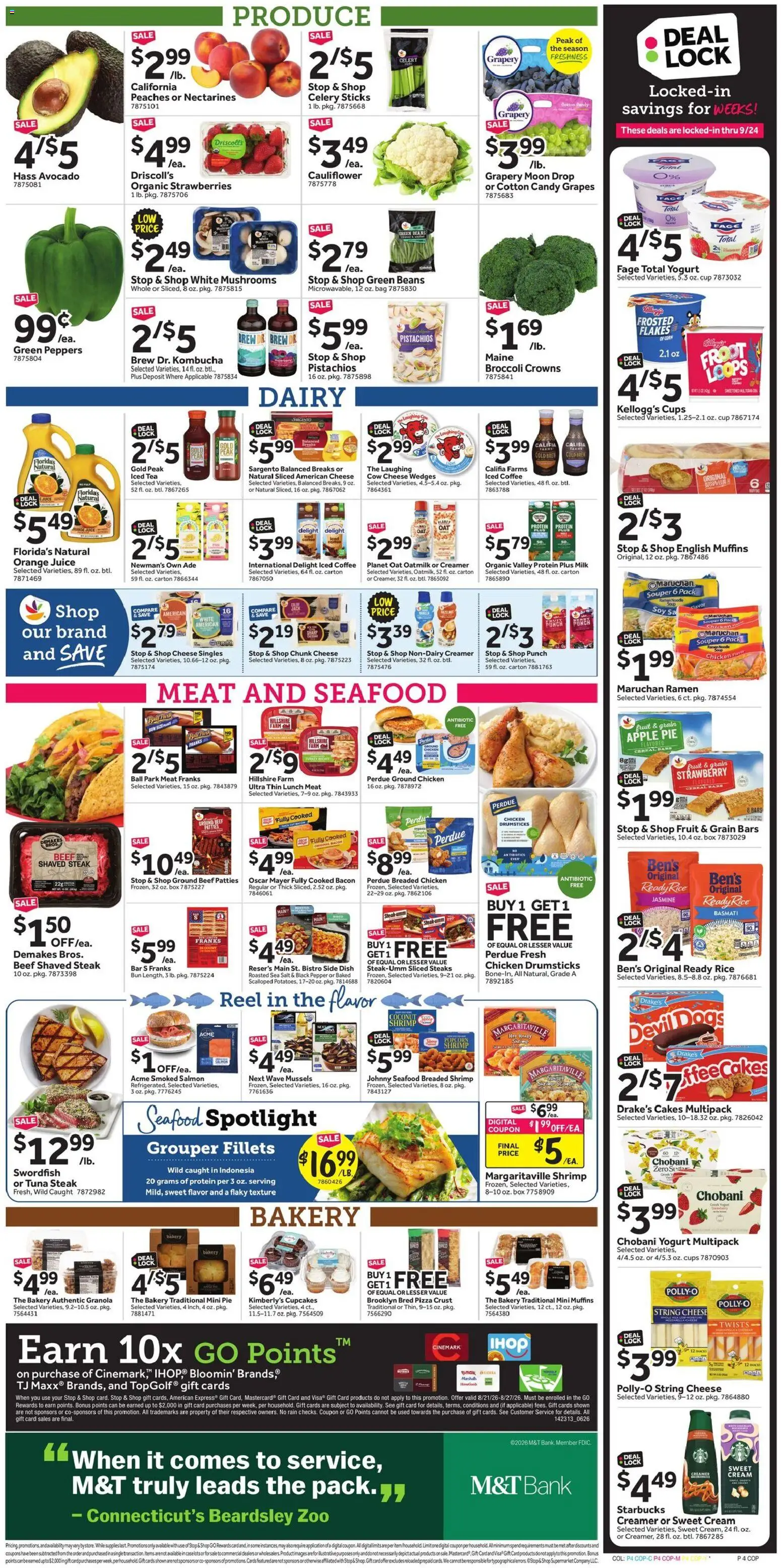Stop & Shop Weekly Circular - CT - valid from 08/21/2026 | Page: 9 | Products: Broccoli, Peaches, Tea, Iced tea