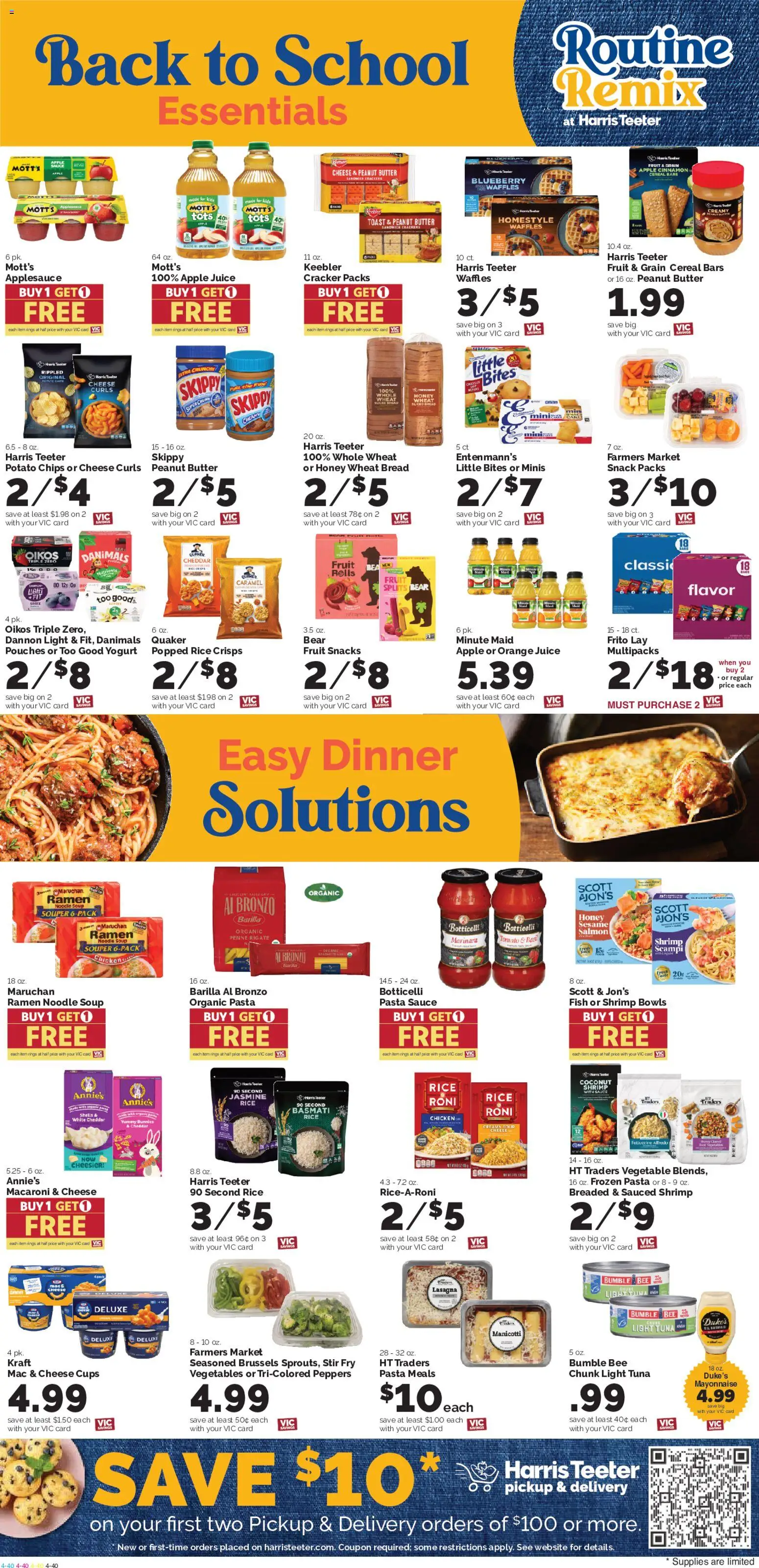 Harris Teeter Weekly Ad - valid from 08/12/2026 | Page: 7 | Products: Crackers, Potato chips, Fruit, Tomato