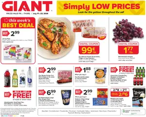 Preview of Giant weekly ads valid from 07/17/2026