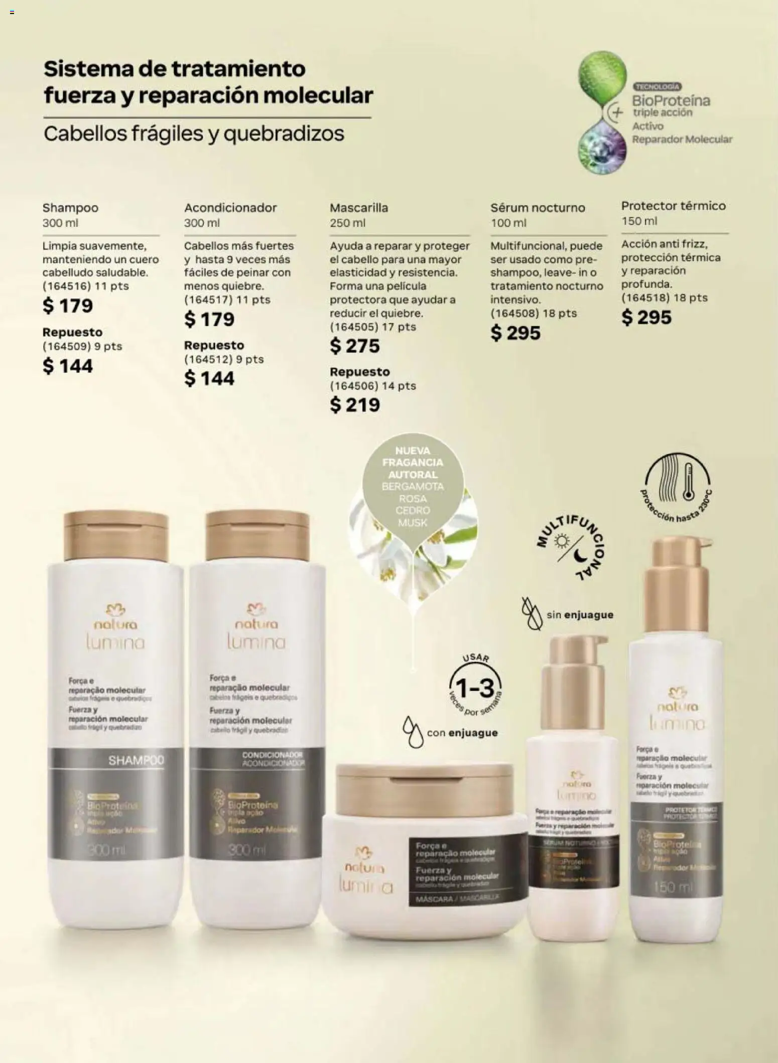 Nuevas ofertas de Natura válidas en toda la República Mexicana desde el 24.04.2026. ¡Encuentra las mejores ofertas en Natura campaña 7 2026! | Página: 138 | Productos: Serum, Fragancia, Mascarilla, Acondicionador