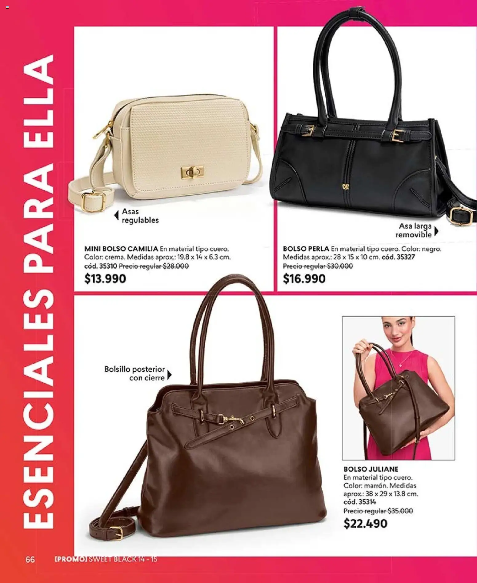 Catálogo CyZone Campaña 13 │ válido desde el 25.07.2026 | Página: 66 | Productos: Bolso