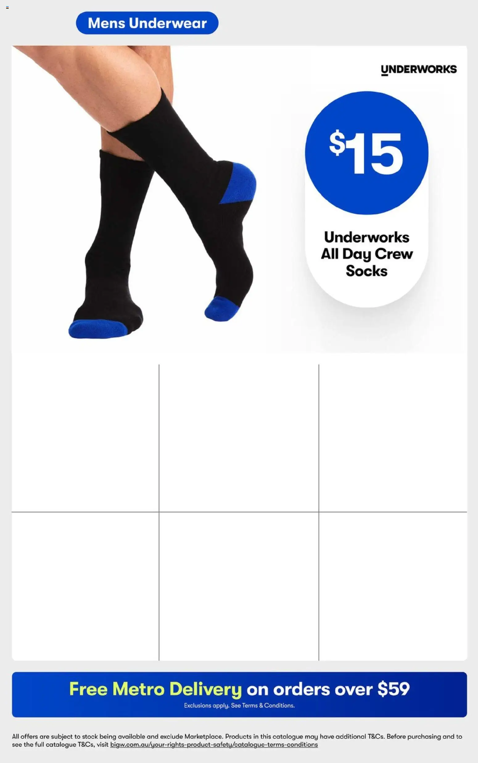 Big W catalogue - valid from 06/08/2026 | Page: 24 | Products: Underwear, Socks