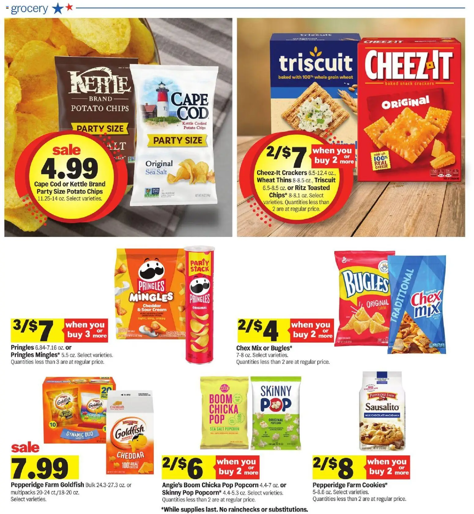 Meijer Weekly Ad - valid from 07/08/2026 | Page: 12 | Products: Chocolate, Sour cream, Chips, Kettle