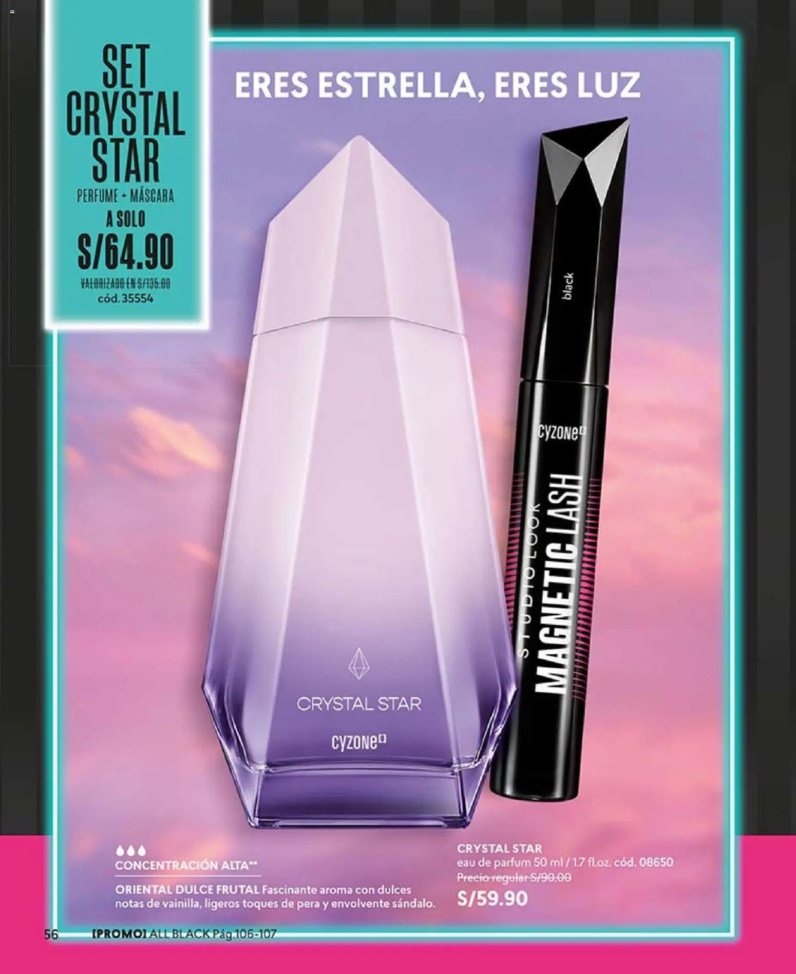 Catálogo CyZone válido desde 14/03/2026 | Página: 56 | Productos: Máscara, Dulces, Perfume