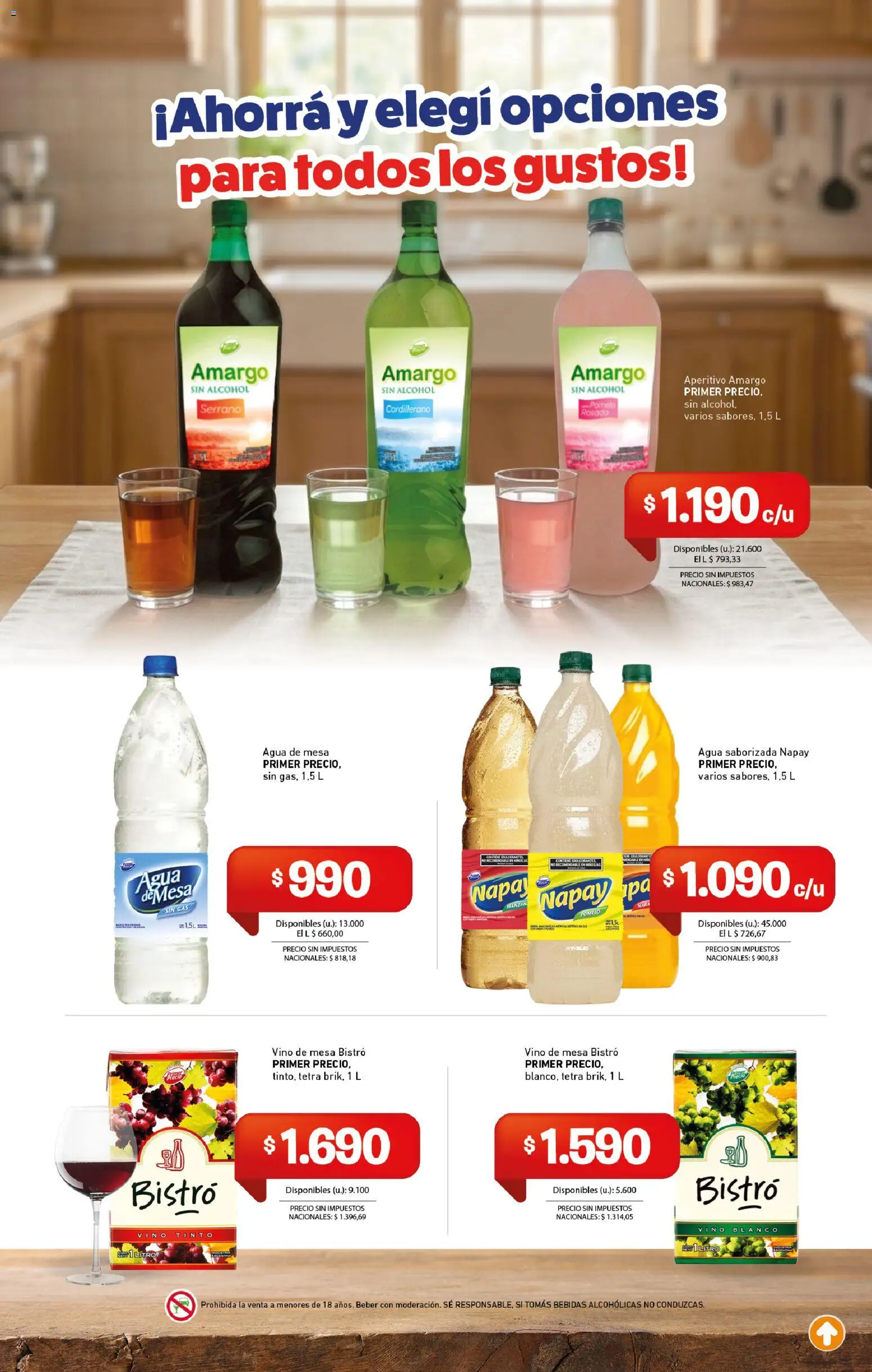 Cooperativa Obrera - Folleto │ válido desde el 17/09/2026 | Página: 5 | Productos: Mesa, Vino blanco, Pomelo, Alcohol