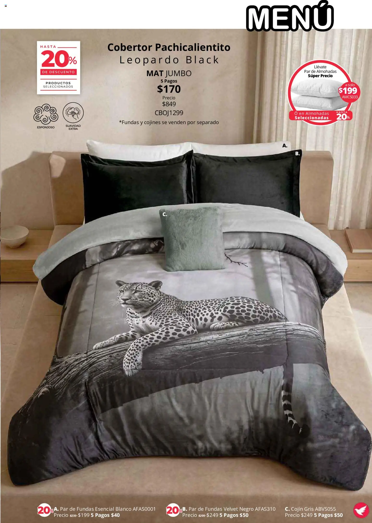 Nuevas ofertas de Colchas Concord válidas en toda la República Mexicana desde el 01/08/2026. ¡Encuentra las mejores ofertas en Colchas Concord catálogo Colección Cobertor! | Página: 42 | Productos: Cobertor
