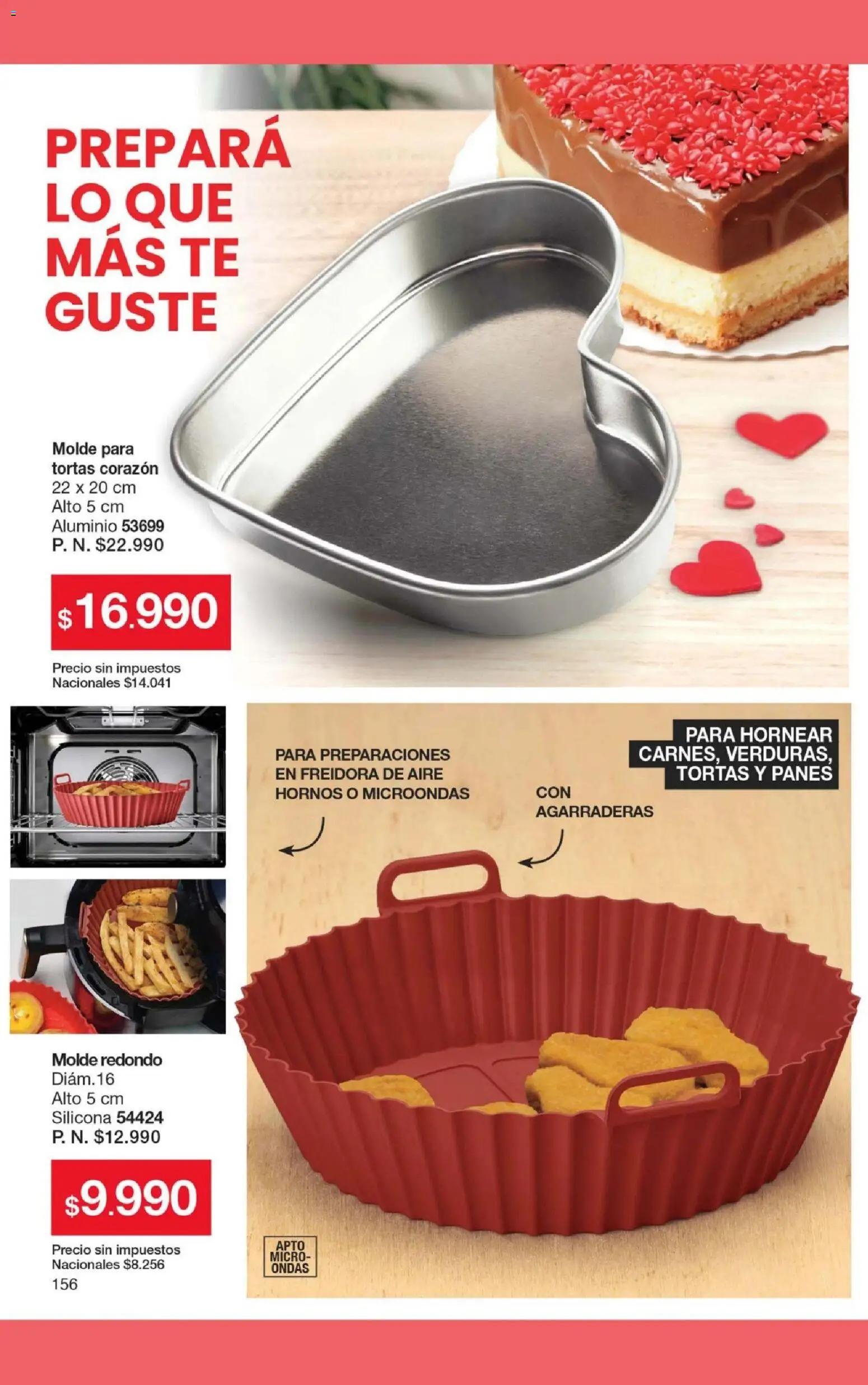 Gigot catálogo 11 │ válido desde el 01/07/2026 | Página: 162 | Productos: Molde, Freidora, Microondas, Té