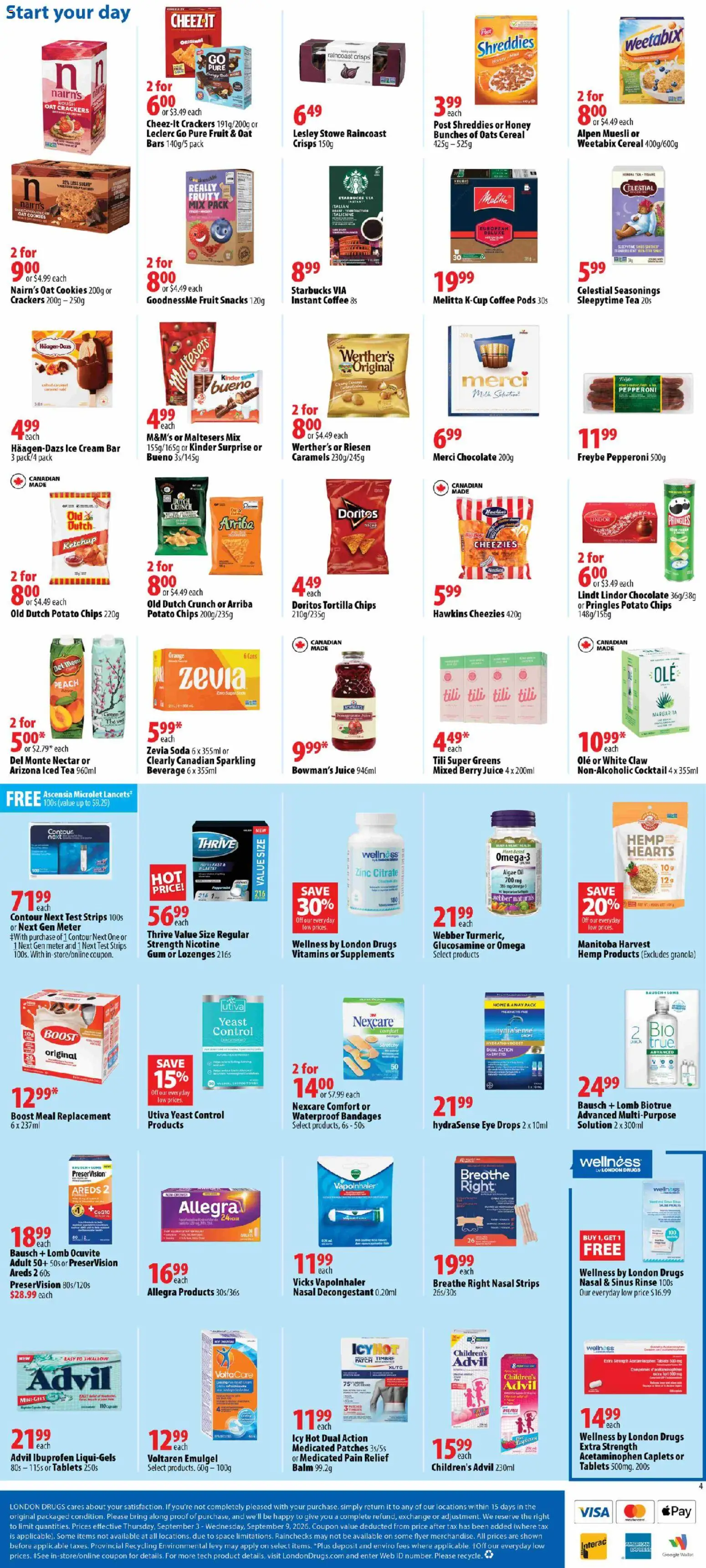 London Drugs flyer valid from Sep 3, 2026 | Page: 5