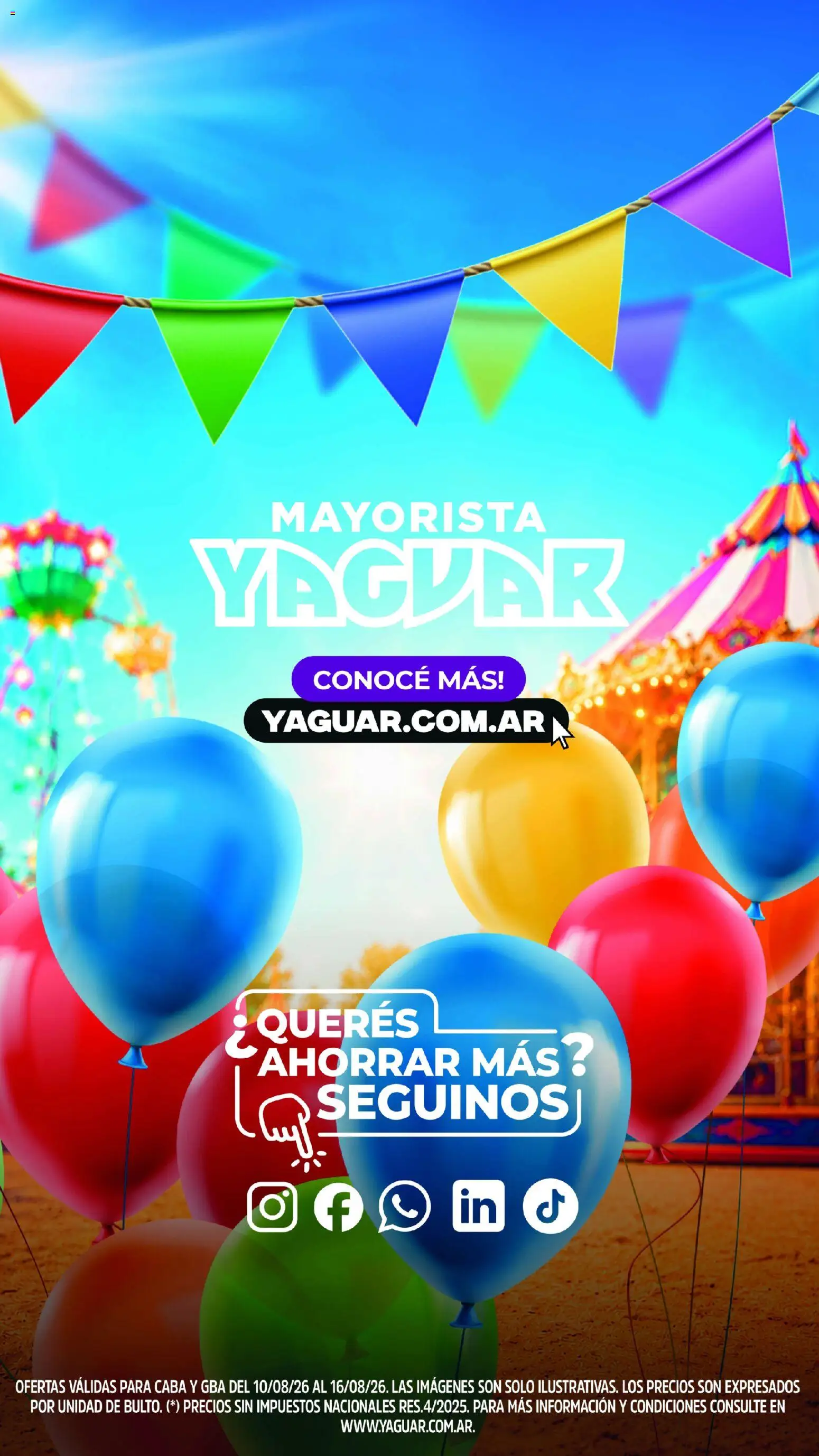 Yaguar - Jugamos Todos Parque Chacabuco │ válido desde el 10/08/2026 | Página: 6
