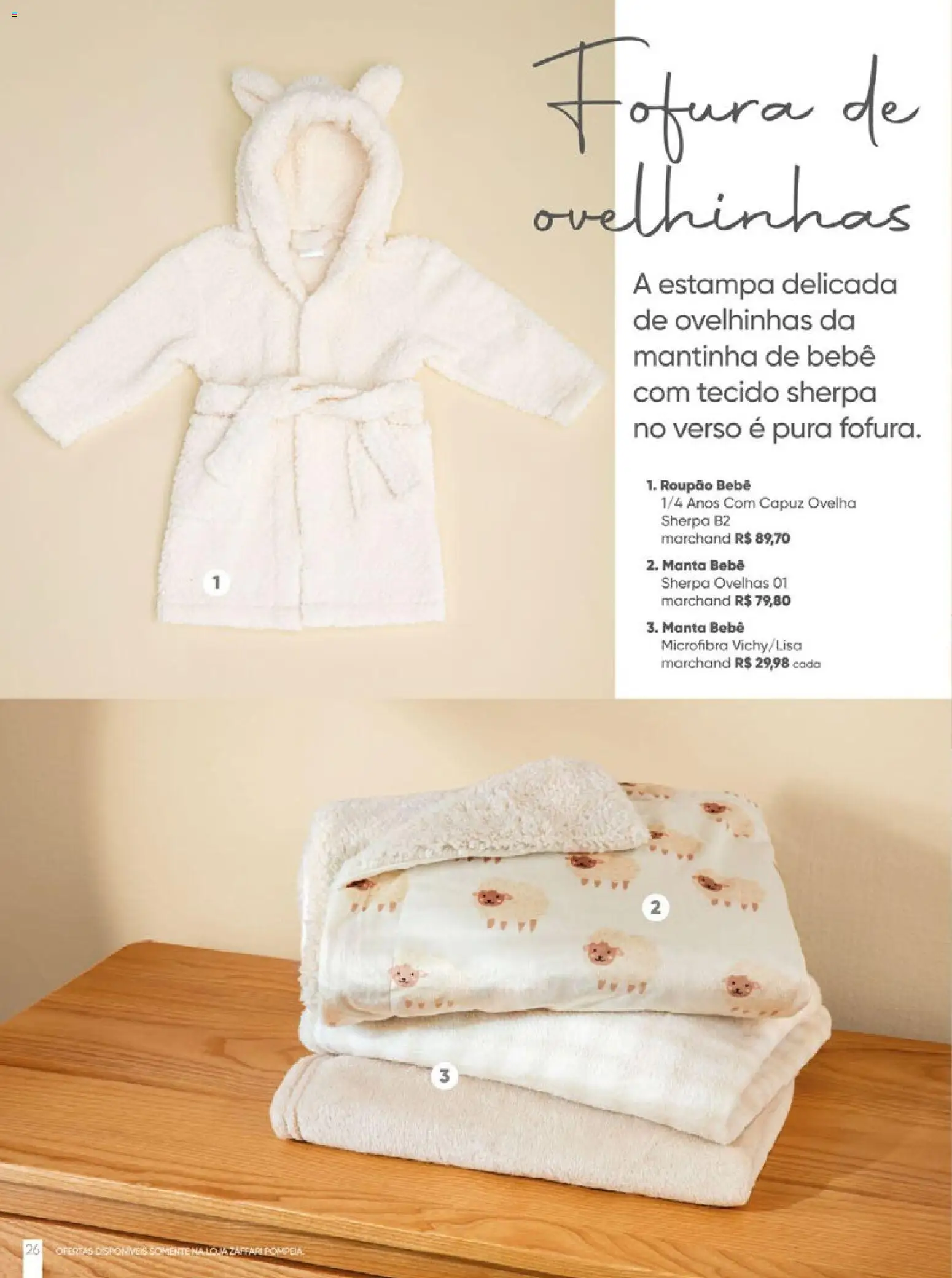 Zaffari Folheto - válido de 06/05/2026 | Página: 26 | Produtos: Tecido, Capuz, Roupão