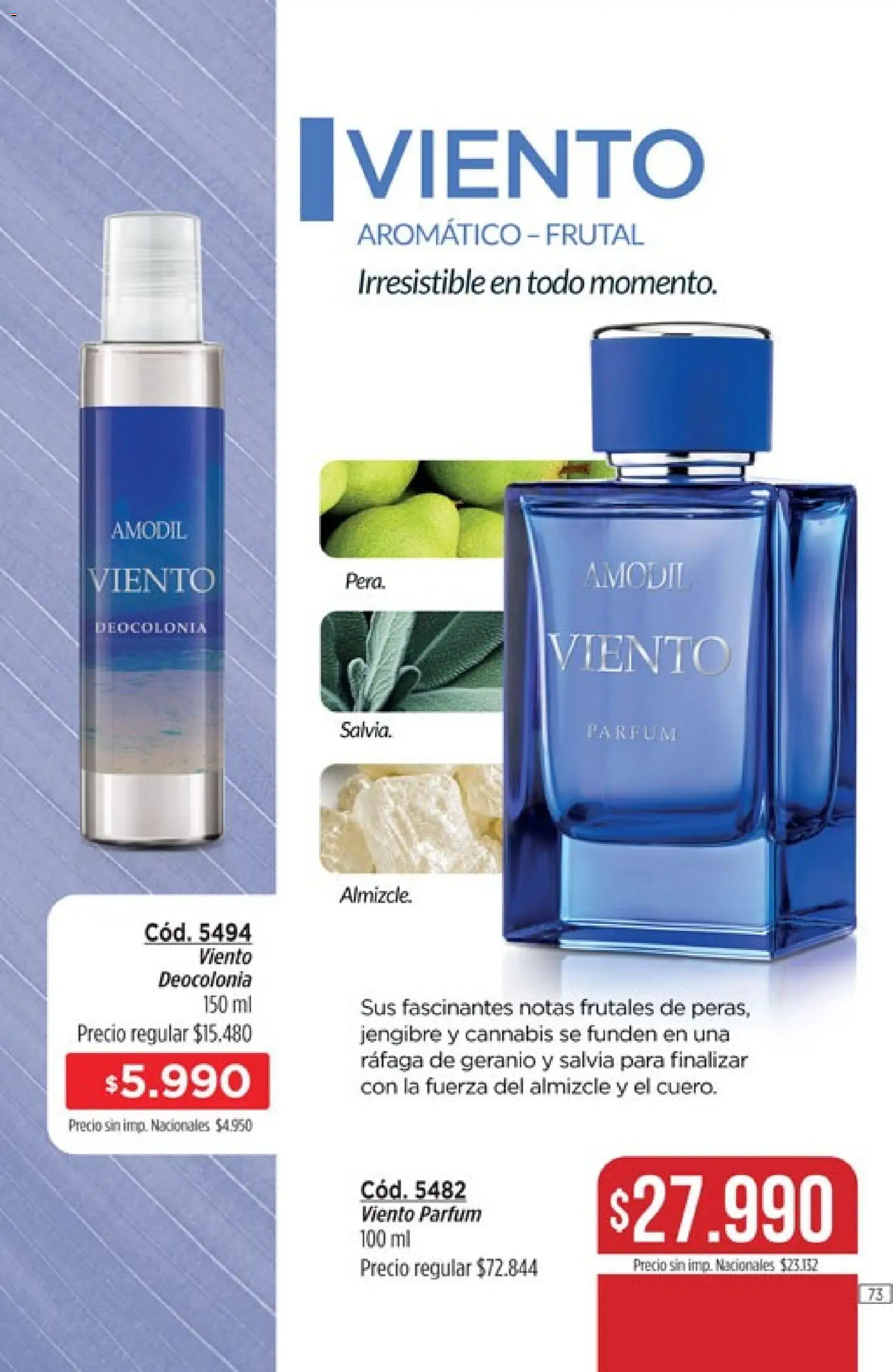 Catálogo Amodil Campaña 15 │ válido desde el 26/08/2026 | Página: 73 | Productos: Jengibre