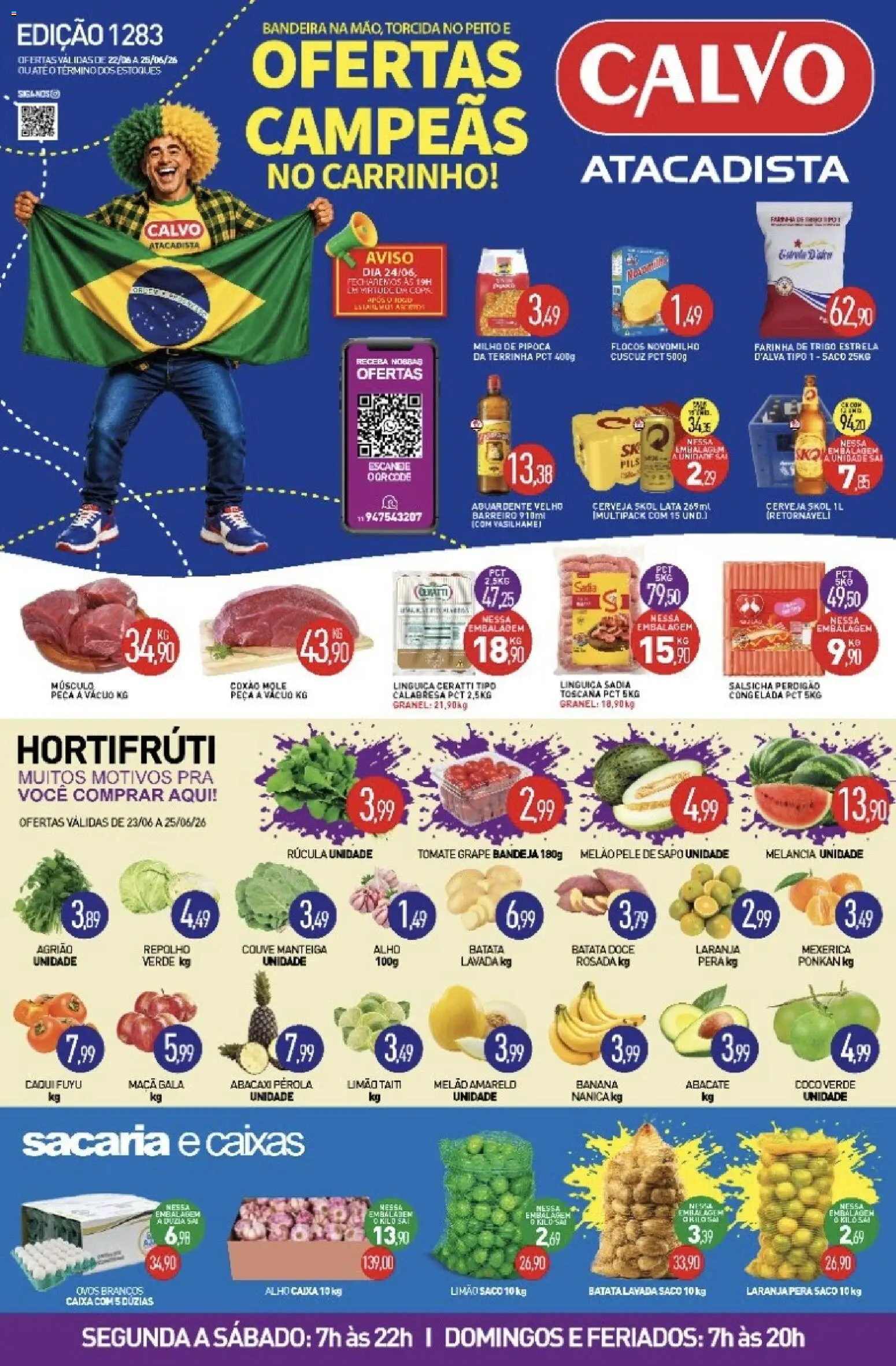 Calvo Atacadista Folheto - válido de 22.06.2026 | Página: 1