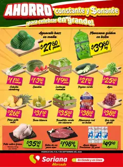 Vista previa de Soriana Fin de Semana Mercado, nuevo folleto de la tienda, válido en México a partir del 04/09/2026