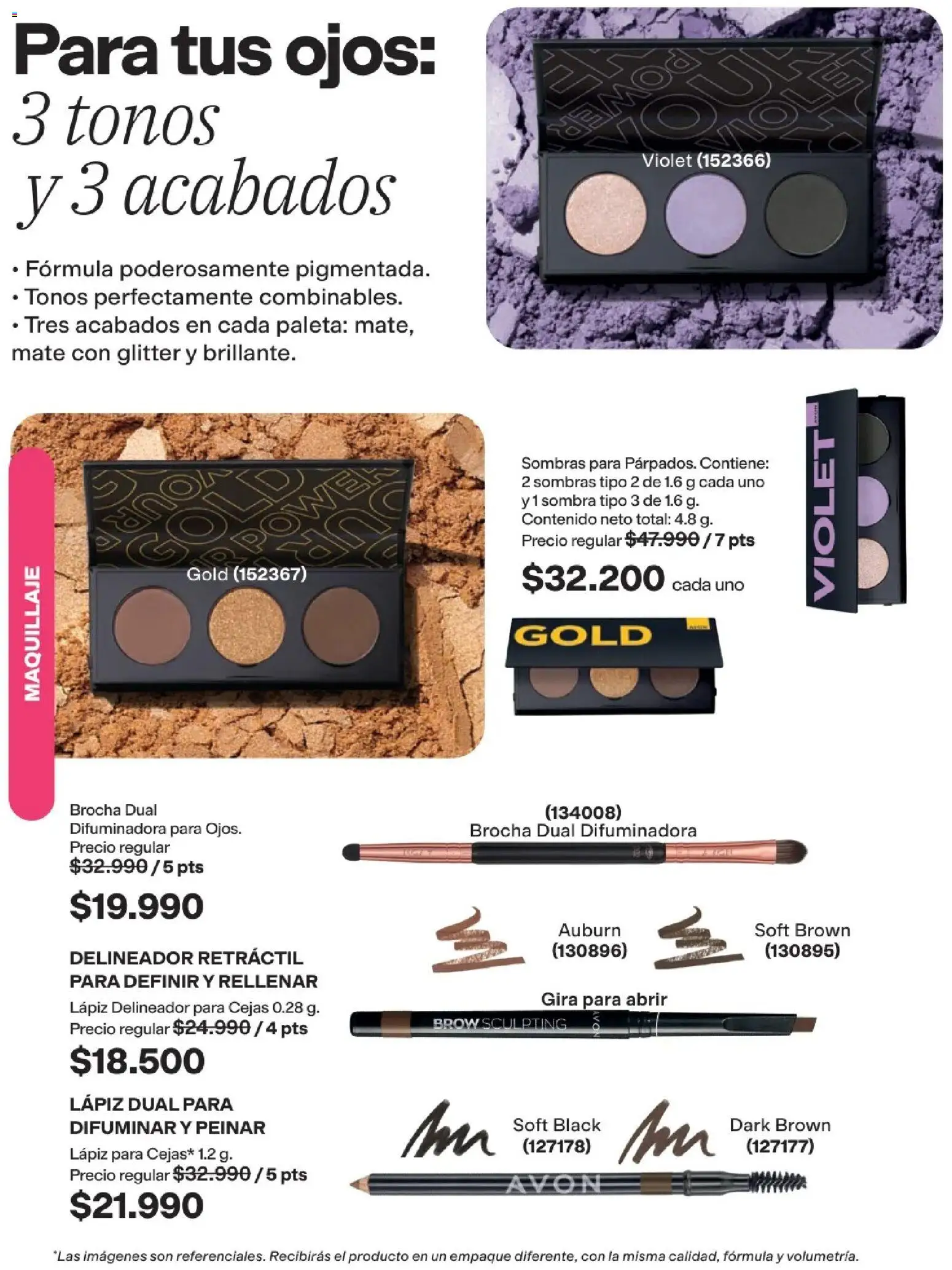 Avon revista - valida desde el 15.06.2026 | Página: 63 | Productos: Glitter, Maquillaje, Sombra, Delineador