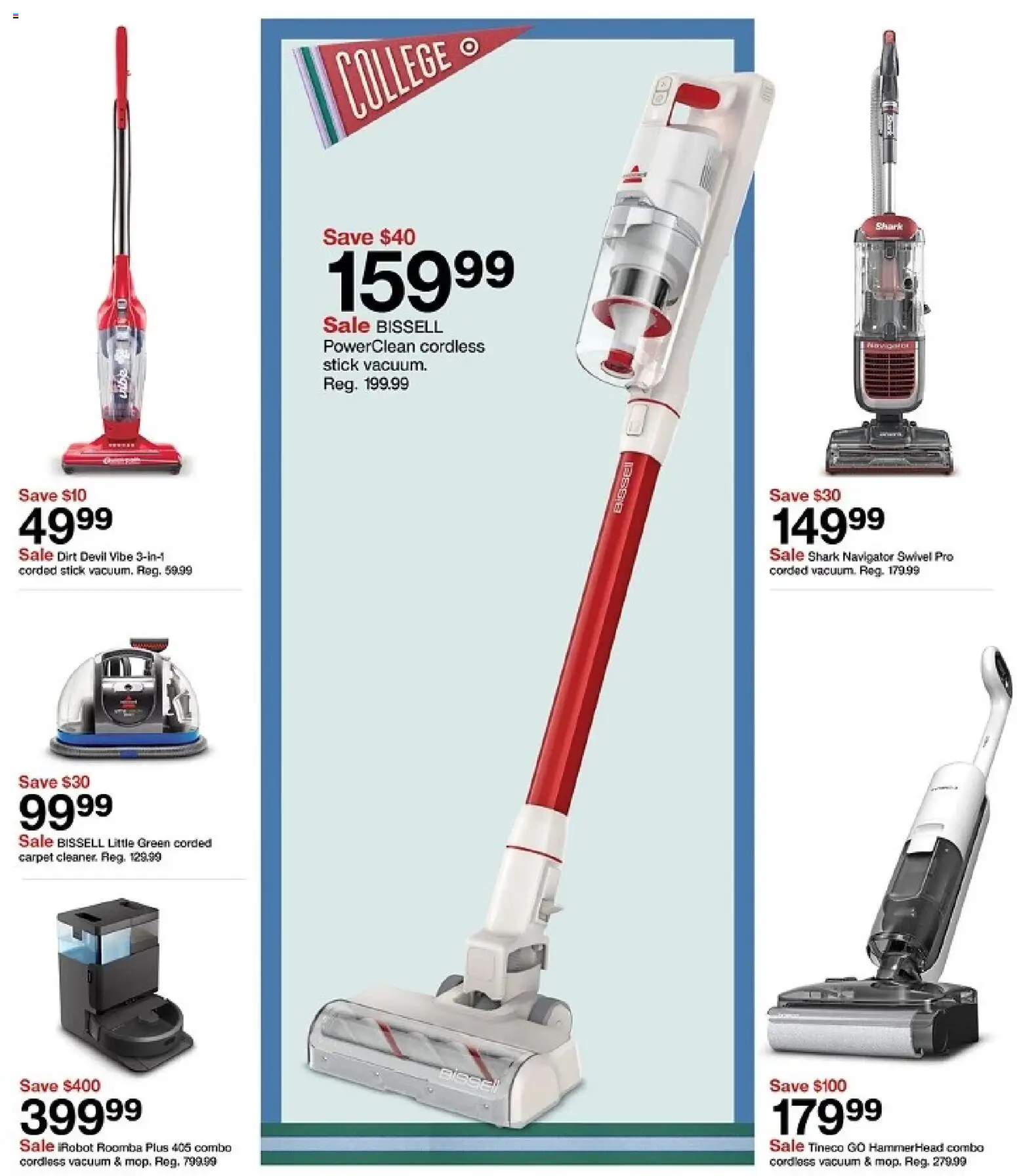 Target Weekly Ad - valid from 07/19/2026 | Page: 6 | Products: Vacuum, Swivel, Carpet