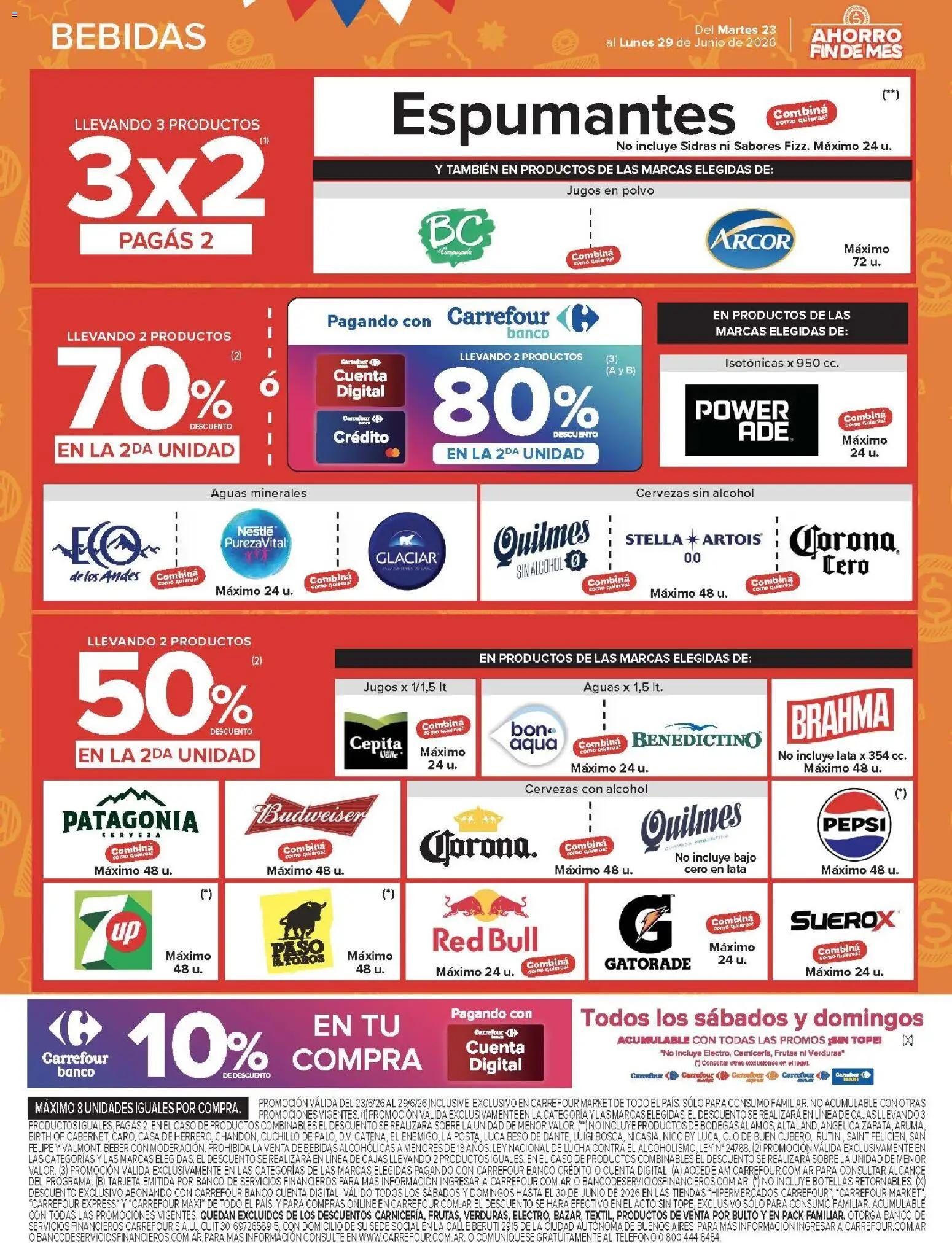Carrefour ofertas │ válido desde el 23/06/2026 | Página: 49 | Productos: Cuchillo, Sobre, Polvo