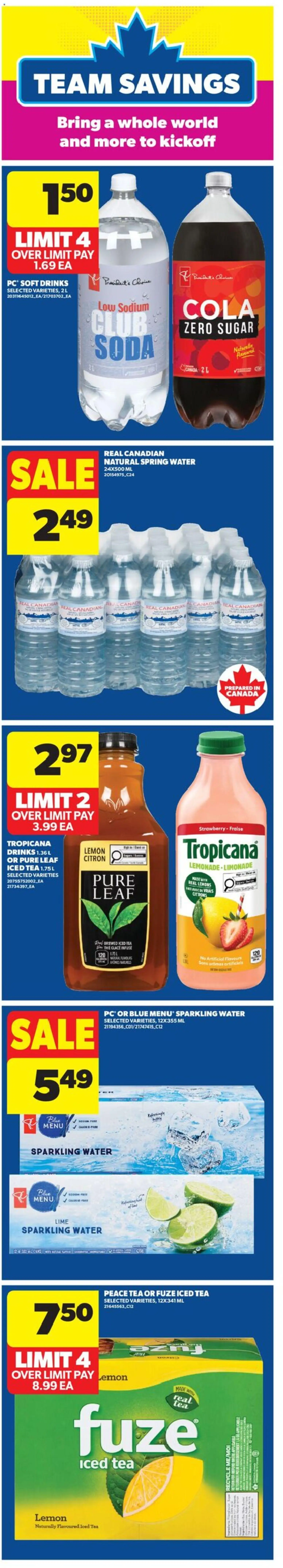 Real Canadian Superstore flyer valid from Jul 9, 2026 | Page: 8 | Products: Tea