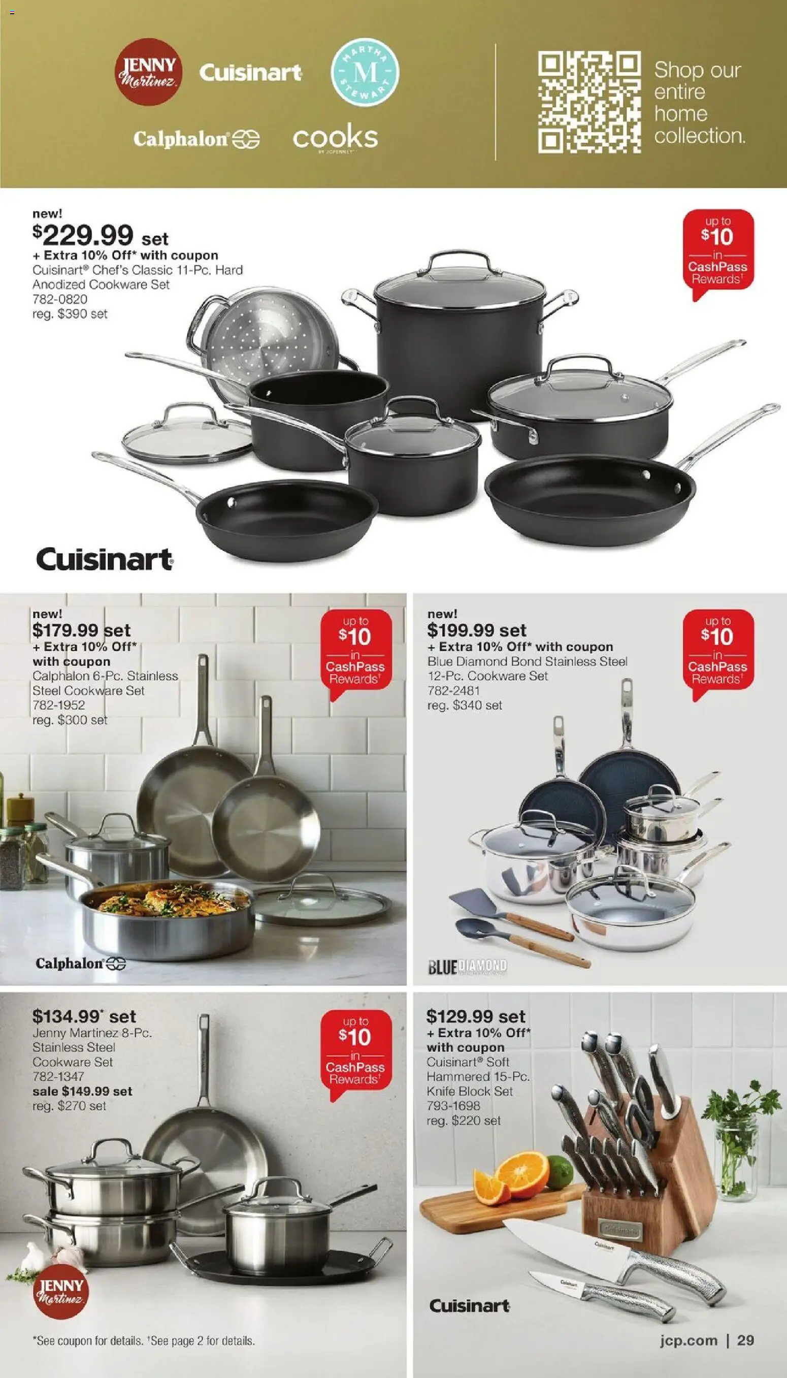JCPenney Semi-Annual Home Sale - valid from 09/28/2026 | Page: 28 | Products: Cookware set