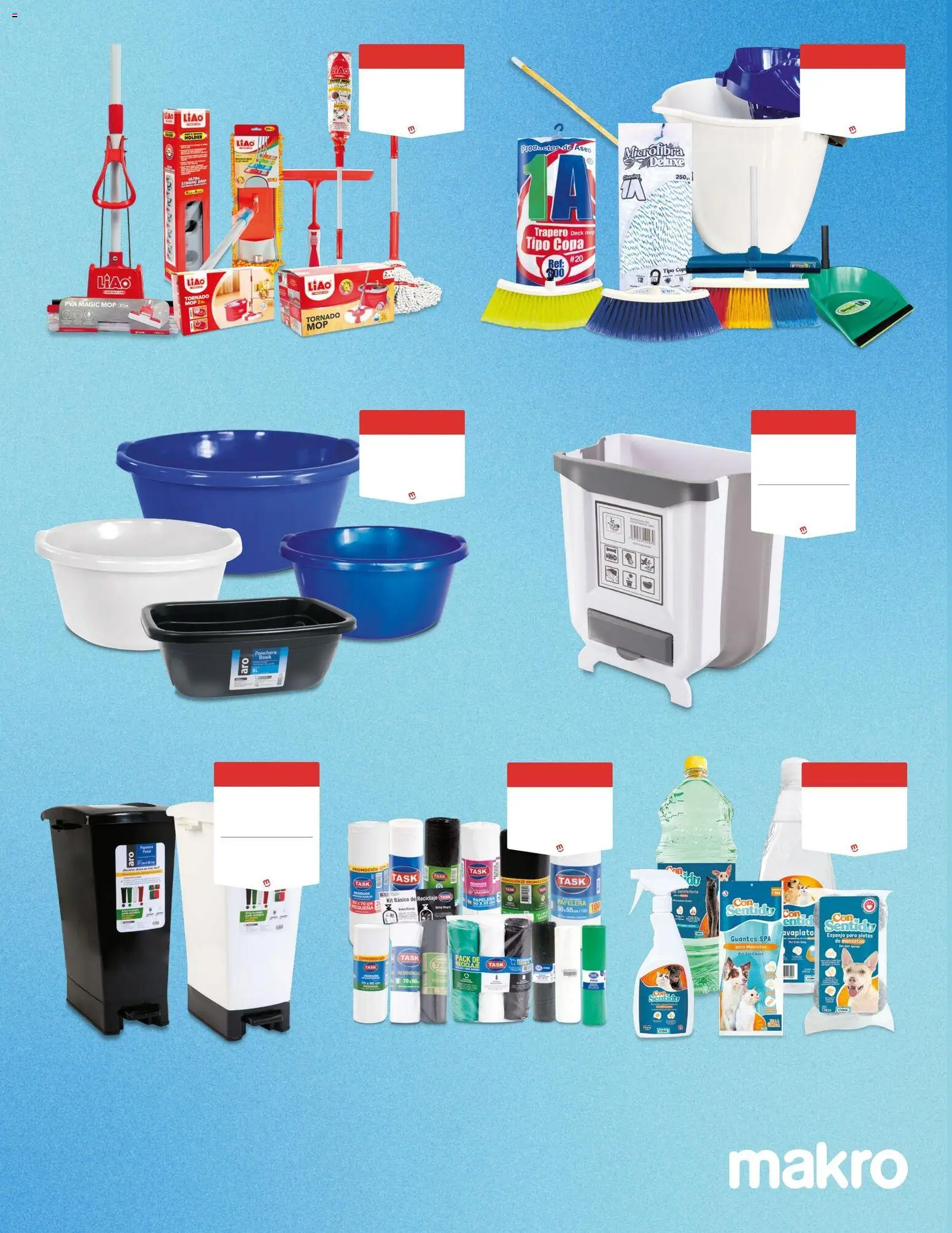 Makro revista - valida desde el 08.05.2026 | Página: 18 | Productos: Esponja, Guantes, Trapero