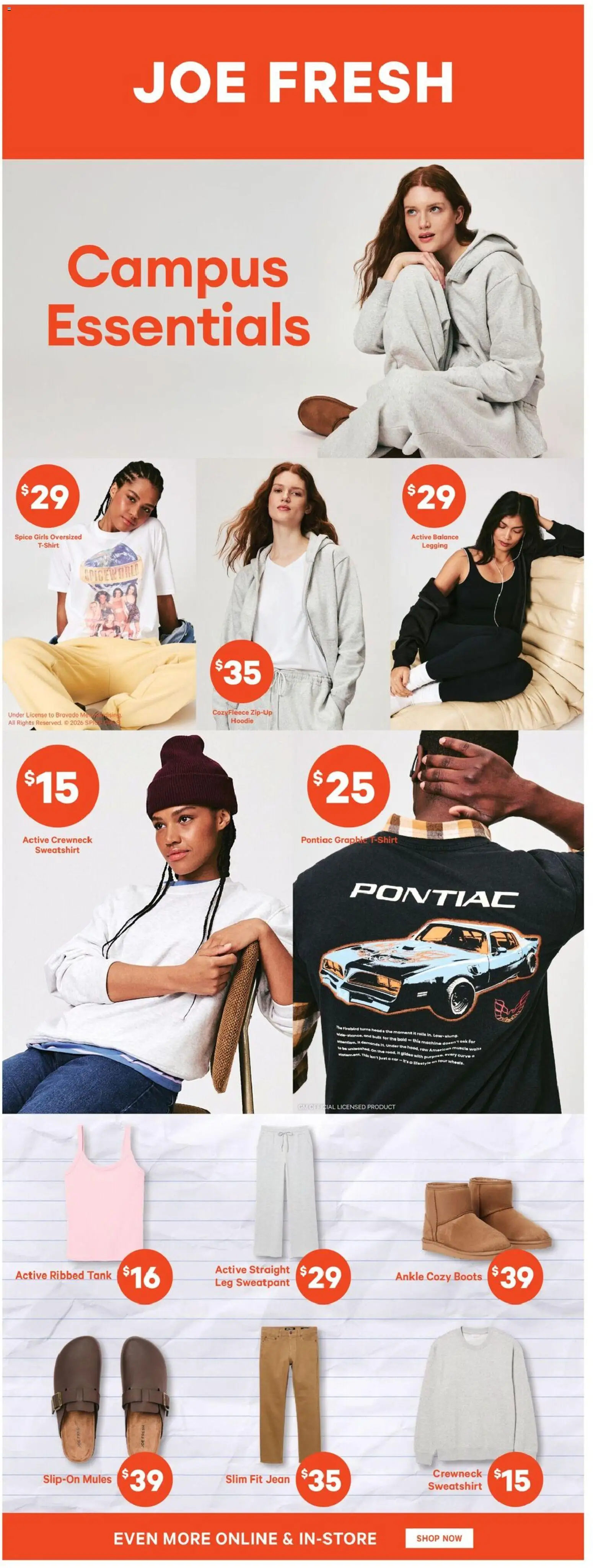 Real Canadian Superstore flyer valid from Aug 6, 2026 | Page: 36 | Products: Boots, Tshirt, Hoodie