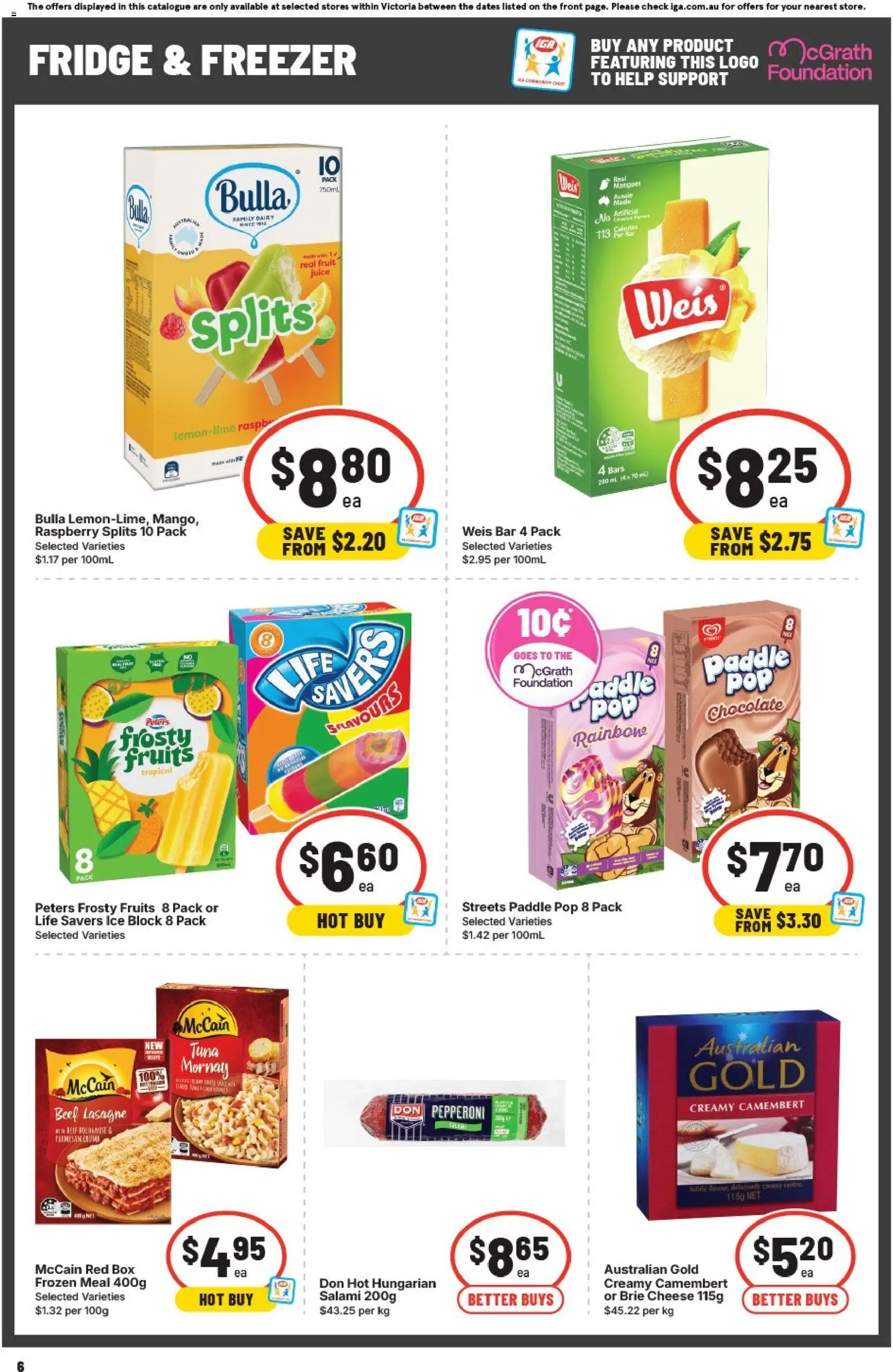 IGA catalogue - valid from 09/09/2026 | Page: 7 | Products: Box, Beef, Tuna, Foundation