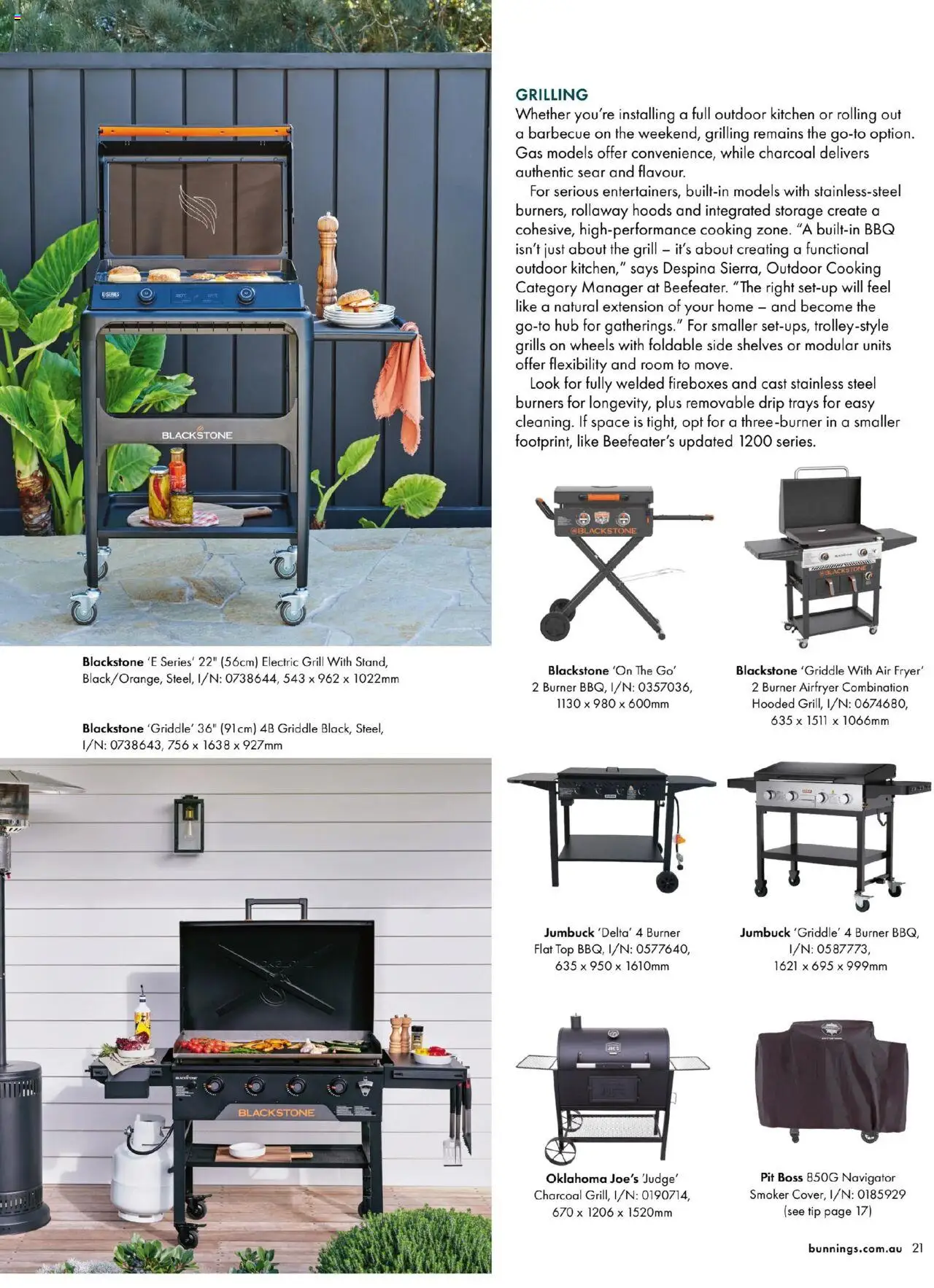 Bunnings Warehouse catalogue - valid from 25/08/2025 | Page: 21 | Products: Grill, Charcoal