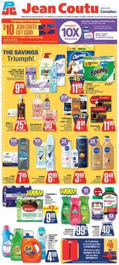 Preview of Jean Coutu weekly flyer from shop Jean Coutu valid from Sep 17, 2026