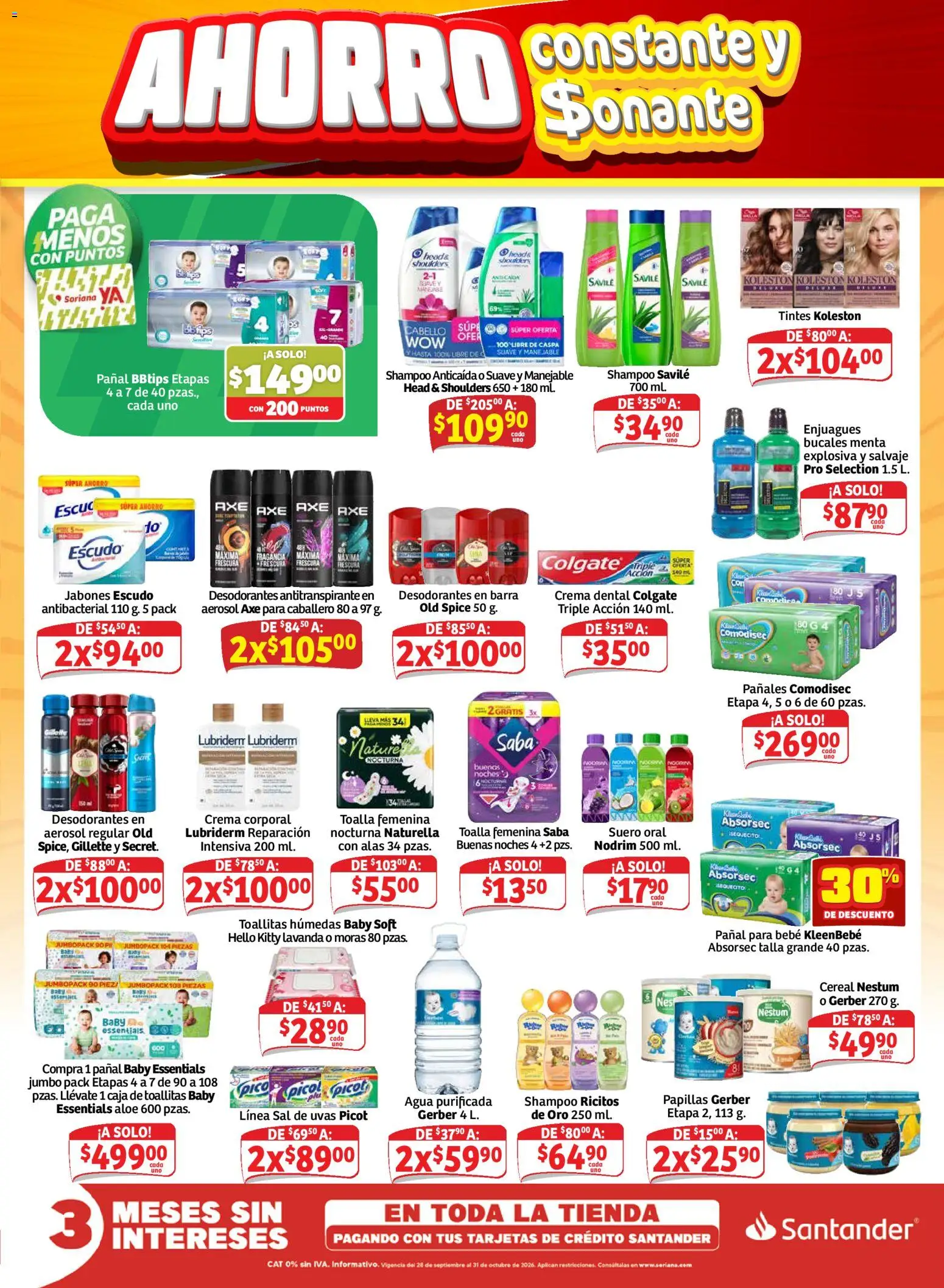 Nuevas ofertas de Soriana válidas en toda la República Mexicana desde el 09/10/2026. ¡Encuentra las mejores ofertas en Soriana folleto Mercado Ahorro constante y sonante! | Página: 5