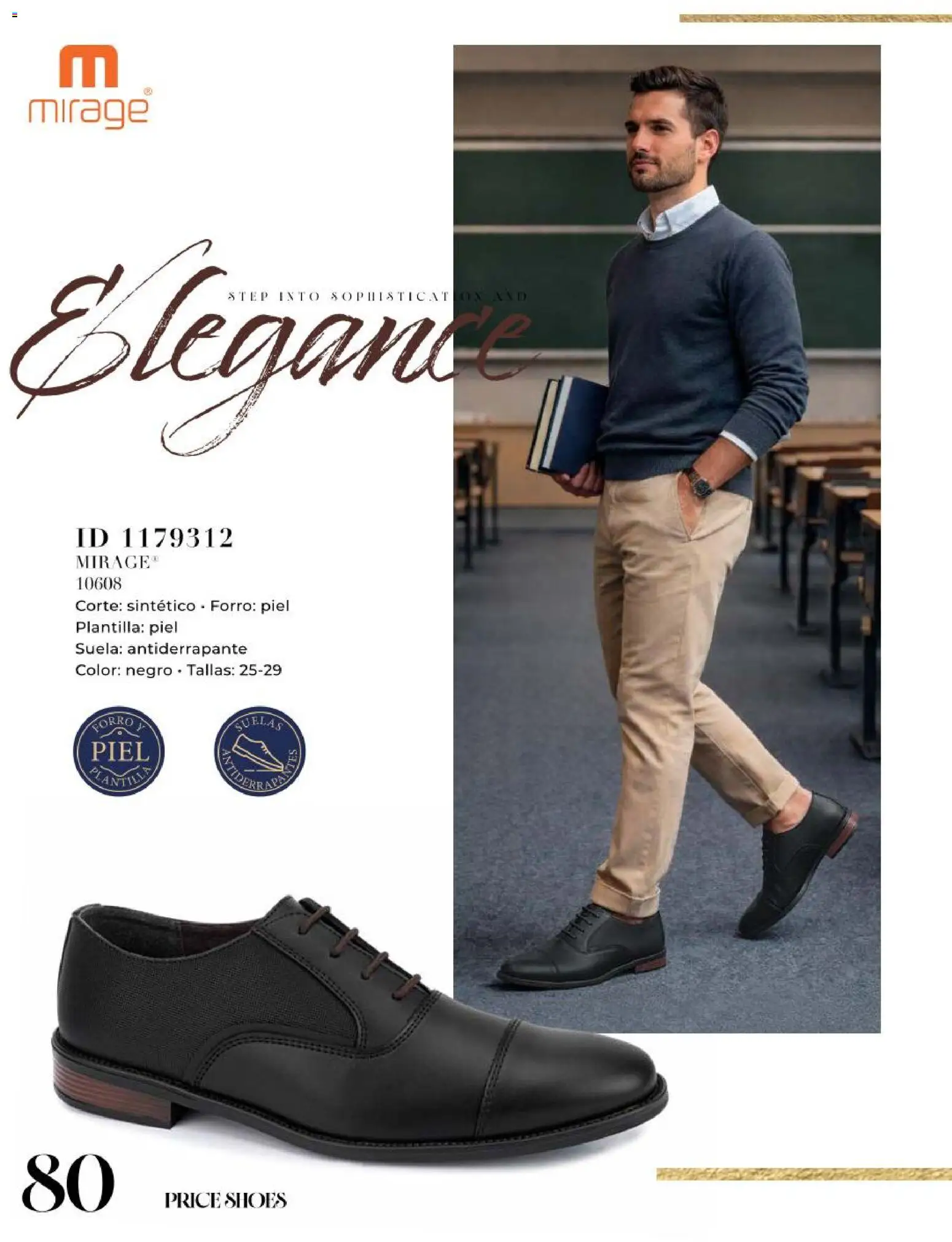 Nuevas ofertas de Price Shoes válidas en toda la República Mexicana desde el 14.05.2026. ¡Encuentra las mejores ofertas en Price Shoes catálogo Caballeros! | Página: 80