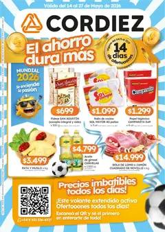 Vista previa Cordiez ofertas válido desde el 14.05.2026