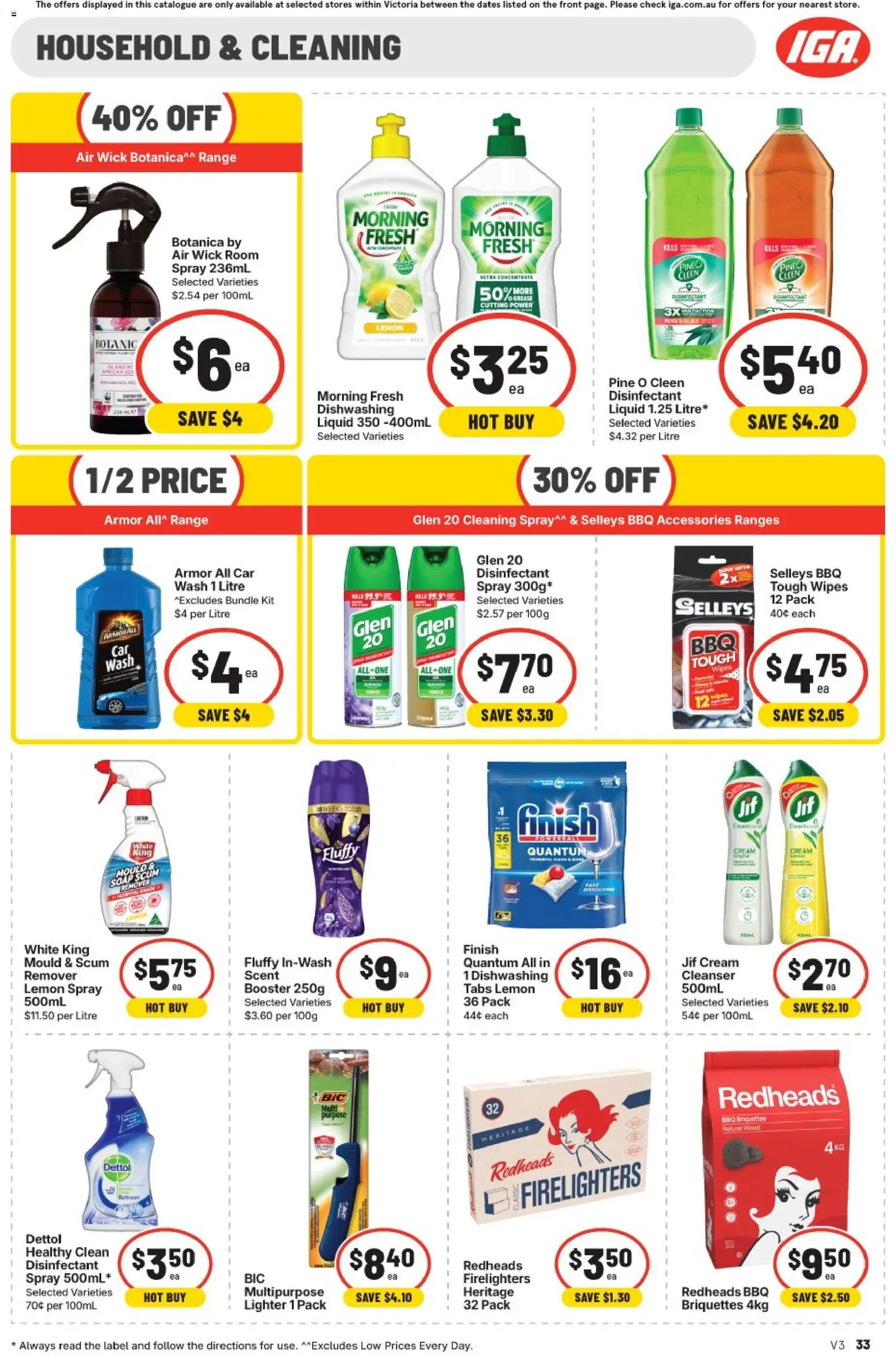 IGA catalogue - valid from 30/09/2026 | Page: 39 | Products: Household, Briquettes, Soap, Lemon