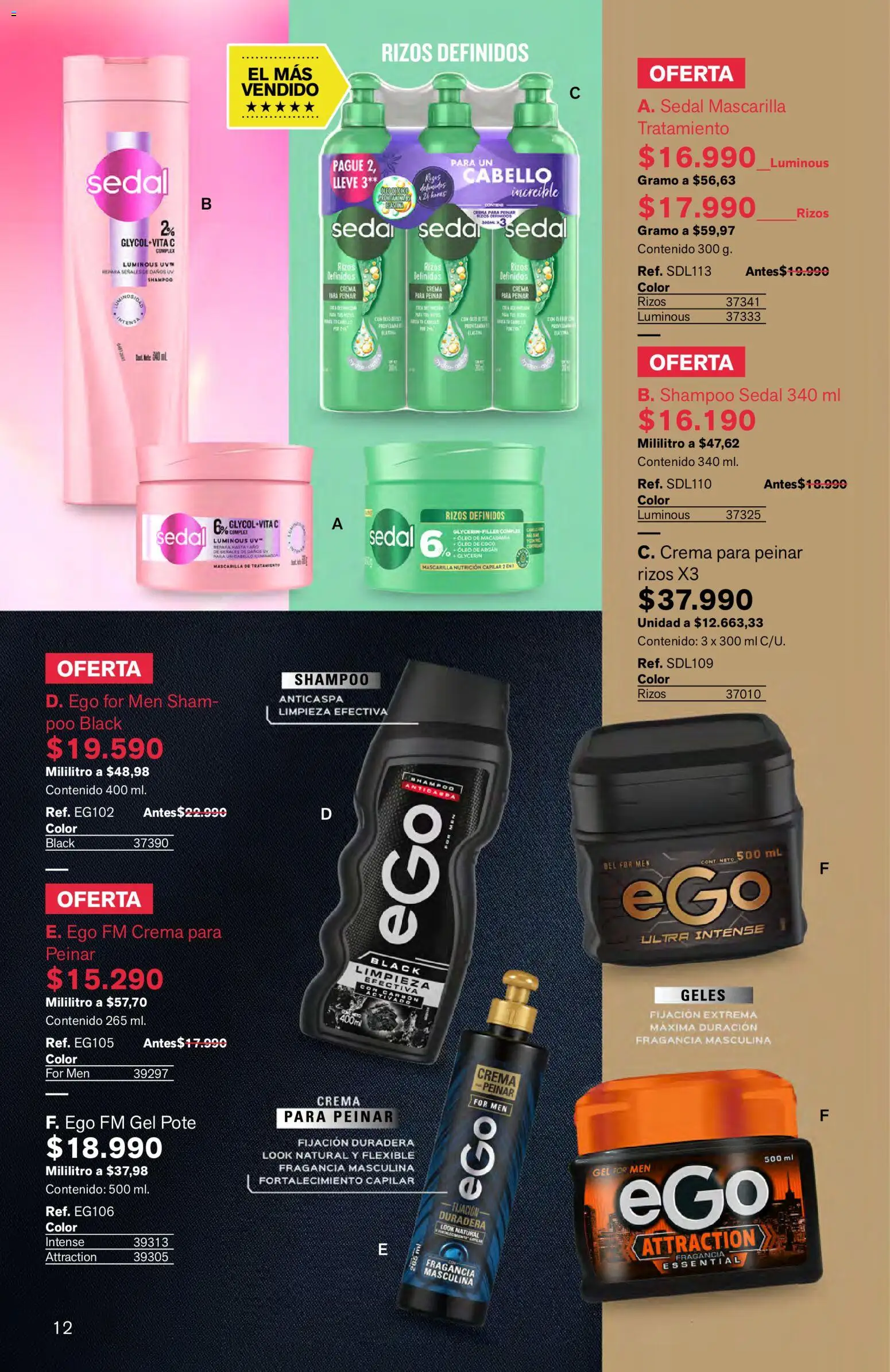 Leonisa revista - valida desde el 16.03.2026 | Página: 12 | Productos: Crema, Shampoo, Mascarilla, Coco