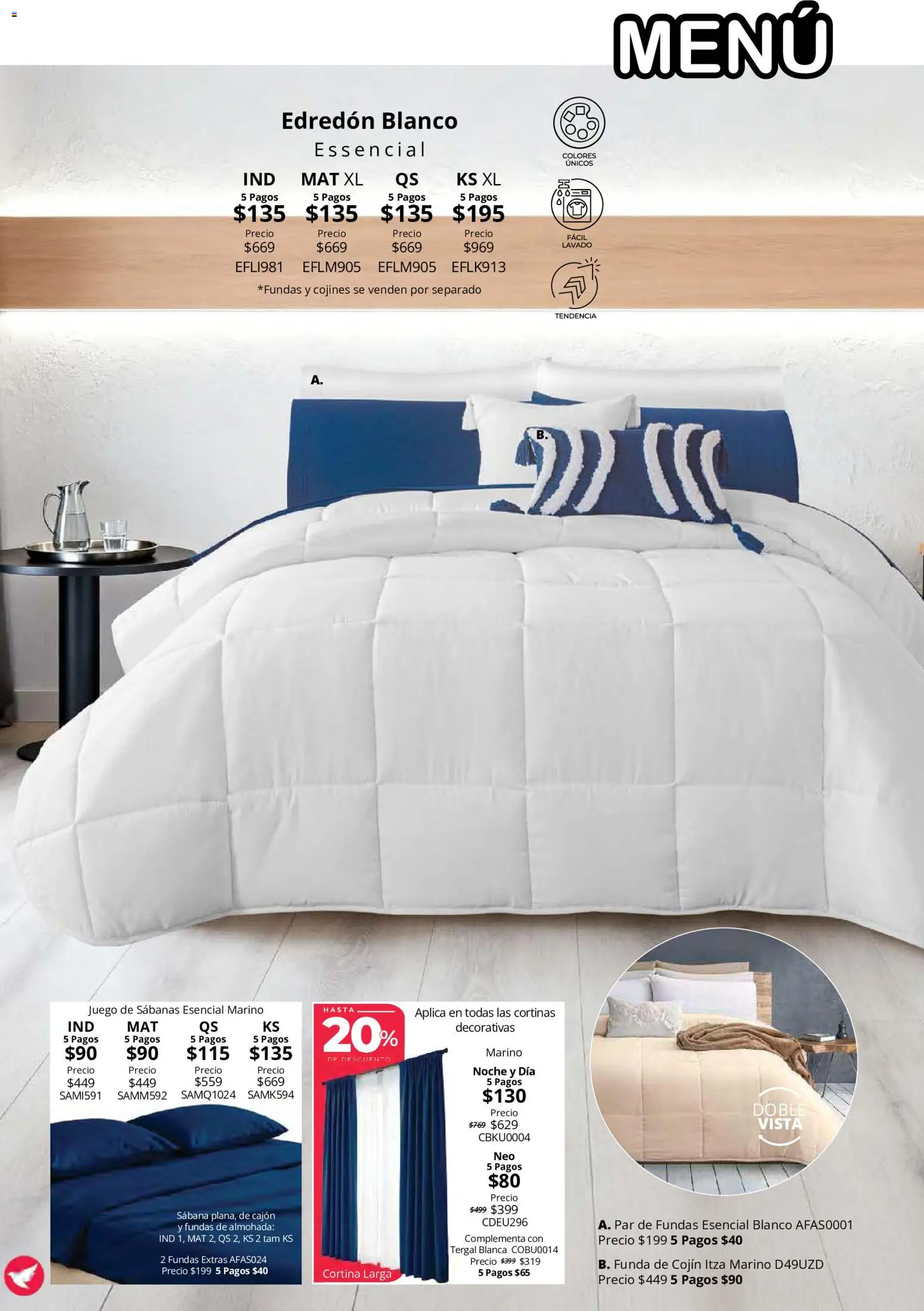Nuevas ofertas de Colchas Concord válidas en toda la República Mexicana desde el 15/10/2026. ¡Encuentra las mejores ofertas en Colchas Concord catálogo! | Página: 26