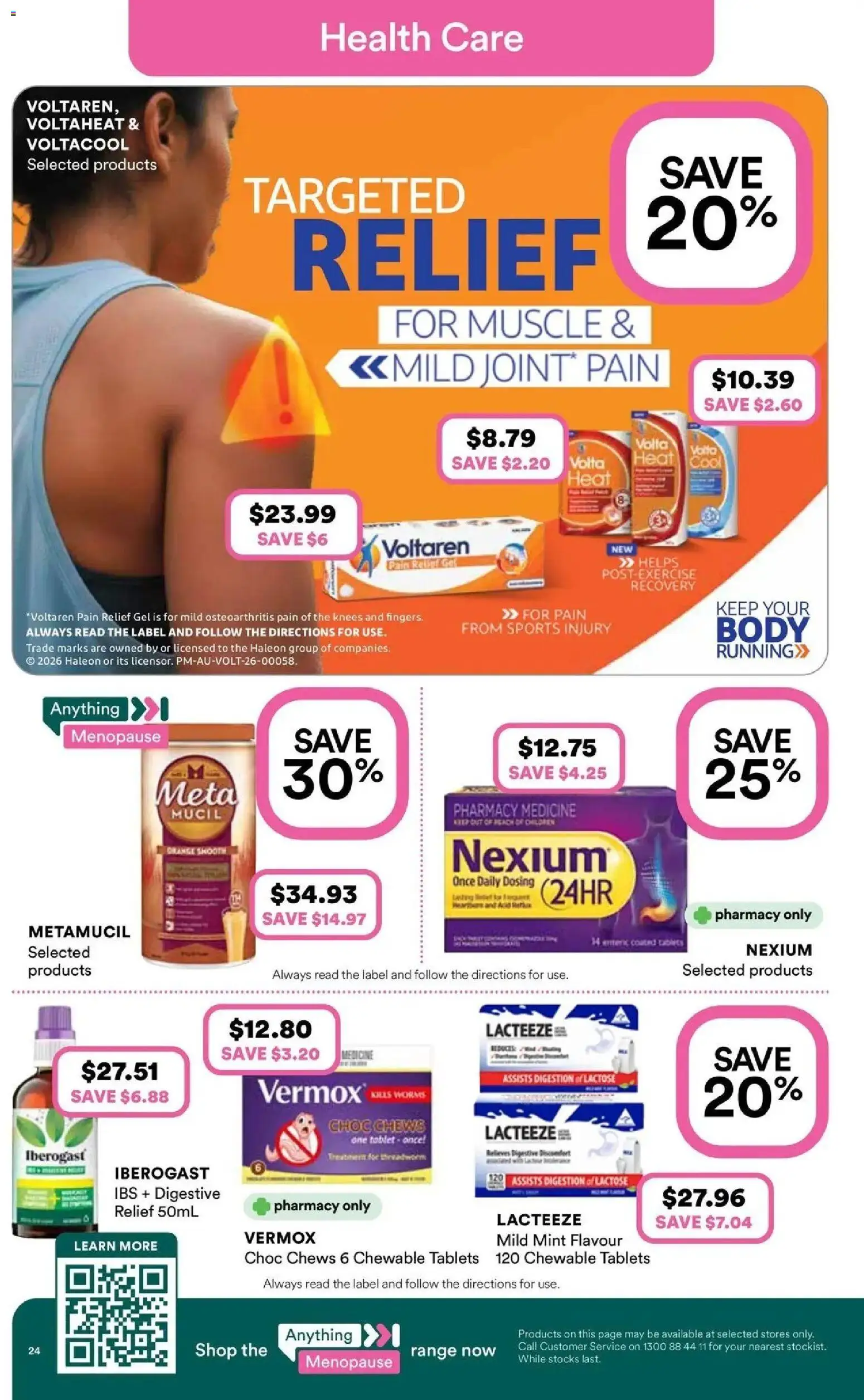 Priceline Pharmacy catalogue Stepney - 10/09/2026 > weekly / monthly specials | Page: 24 | Products: Tablet, Tablets, Pain relief