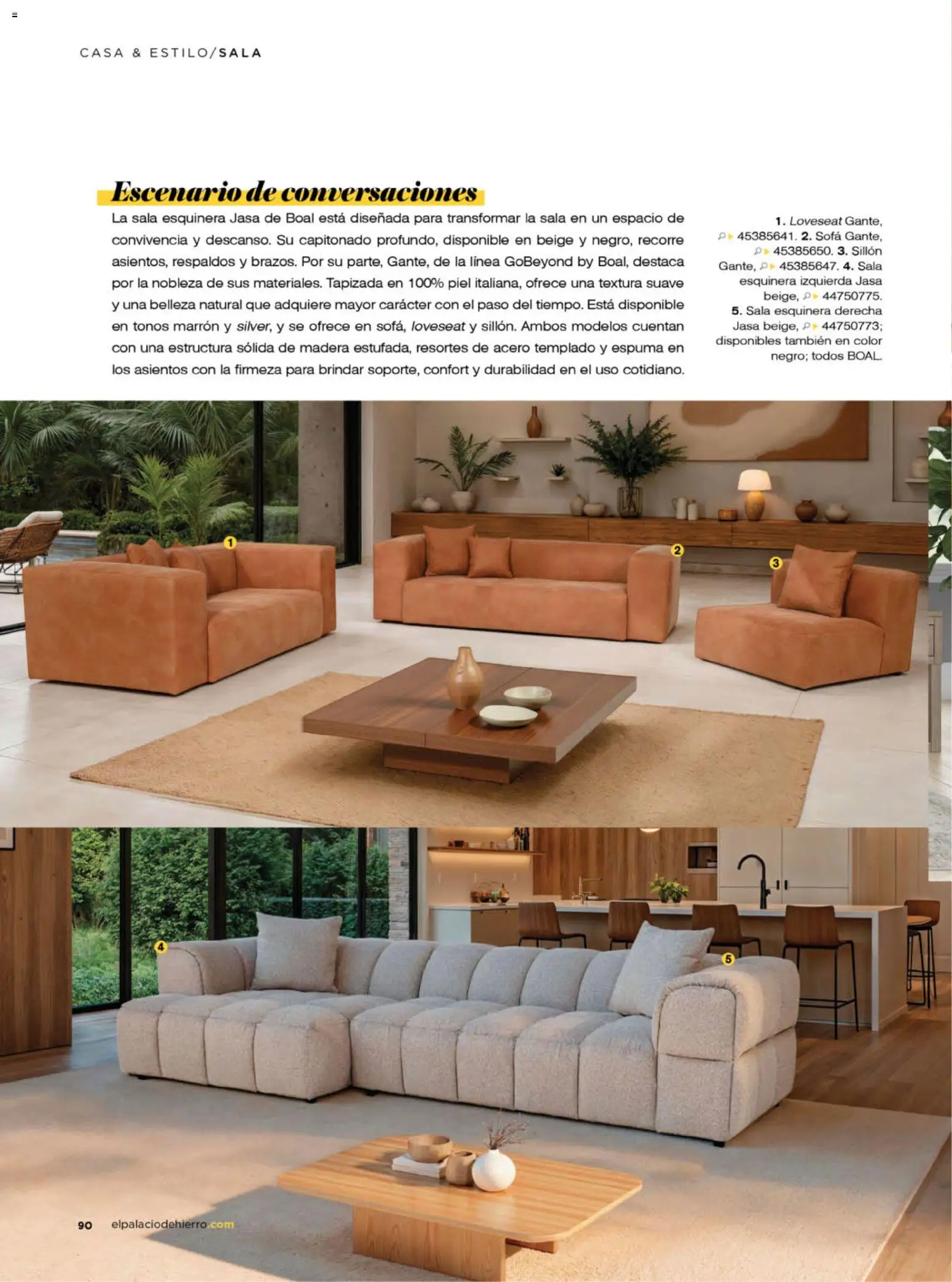 Nuevas ofertas de Palacio De Hierro válidas en toda la República Mexicana desde el 01/09/2026. ¡Encuentra las mejores ofertas en Palacio De Hierro catálogo La Gaceta! | Página: 94 | Productos: Sofá, Sillón, Espuma, Sala