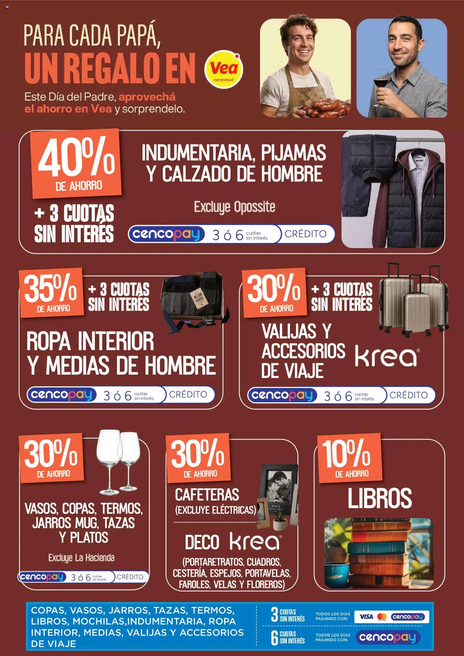 Vea - Volante Especial Dia del Padre │ válido desde el 08.06.2026 | Página: 24 | Productos: Papa, Ropa, Ropa interior, Medias