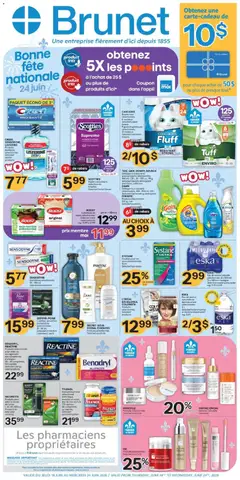 Preview of Brunet weekly flyer / circulaire from shop Brunet valid from 18.06.2026