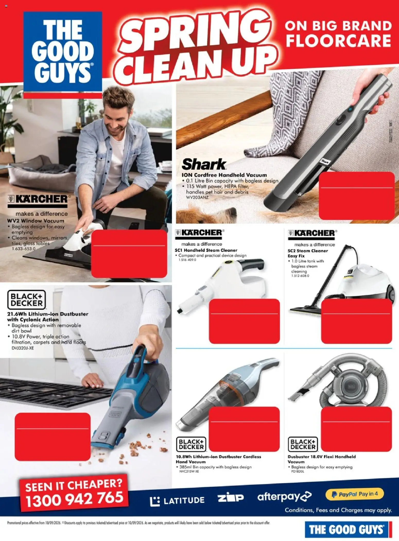 The Good Guys catalogue - valid from 10/09/2026 | Page: 15 | Products: Cleaner, Steam Cleaner, Window, Device
