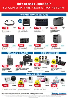 Preview of Harvey Norman Tax time deals - valid from 05.06.2026 | Page: 45