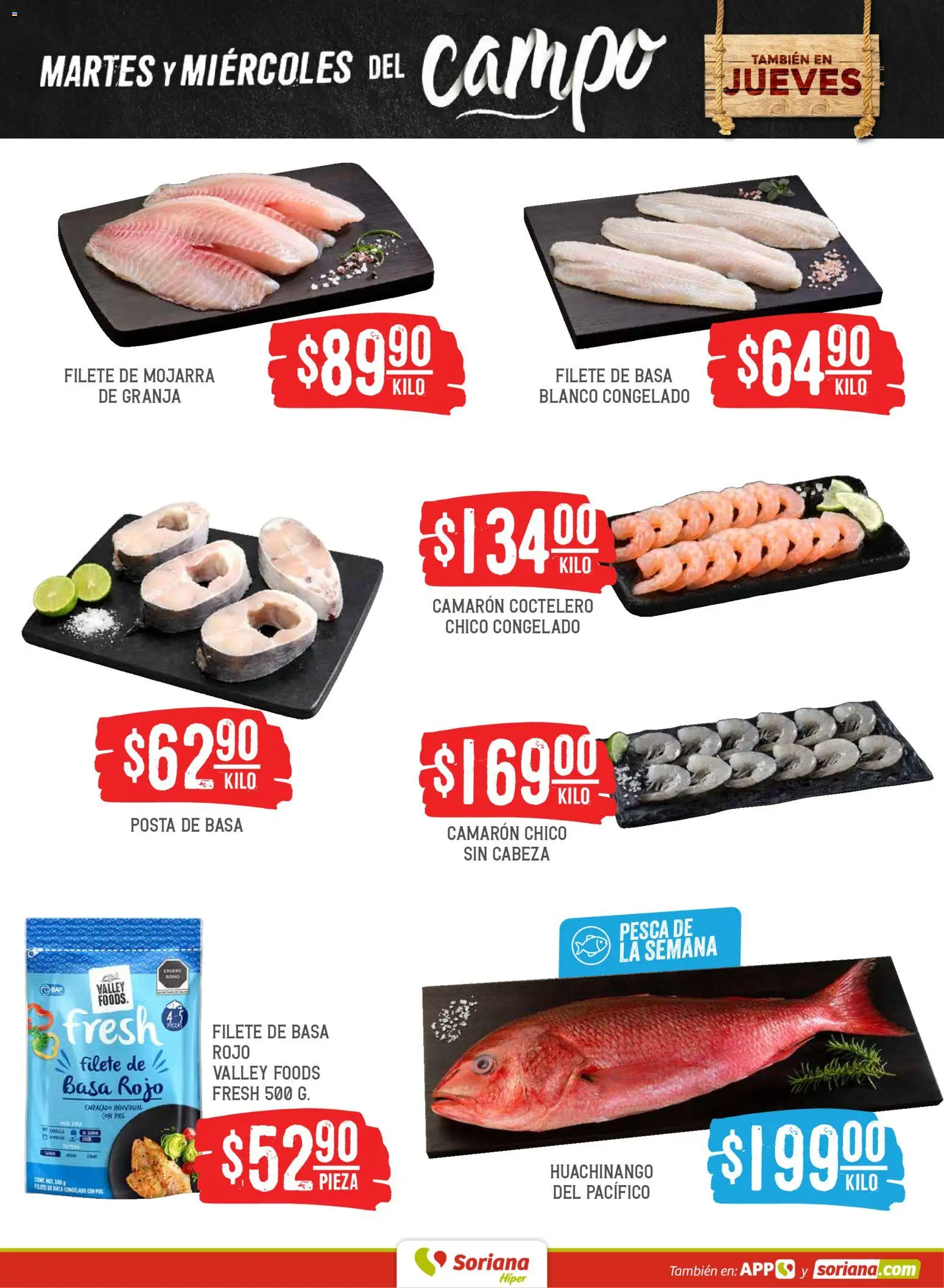 Nuevas ofertas de Soriana válidas en toda la República Mexicana desde el 19.05.2026. ¡Encuentra las mejores ofertas en Soriana Martes y Miércoles del Campo Híper: Tamaulipas (excepto Cd. Victoria y Tampico)! | Página: 5