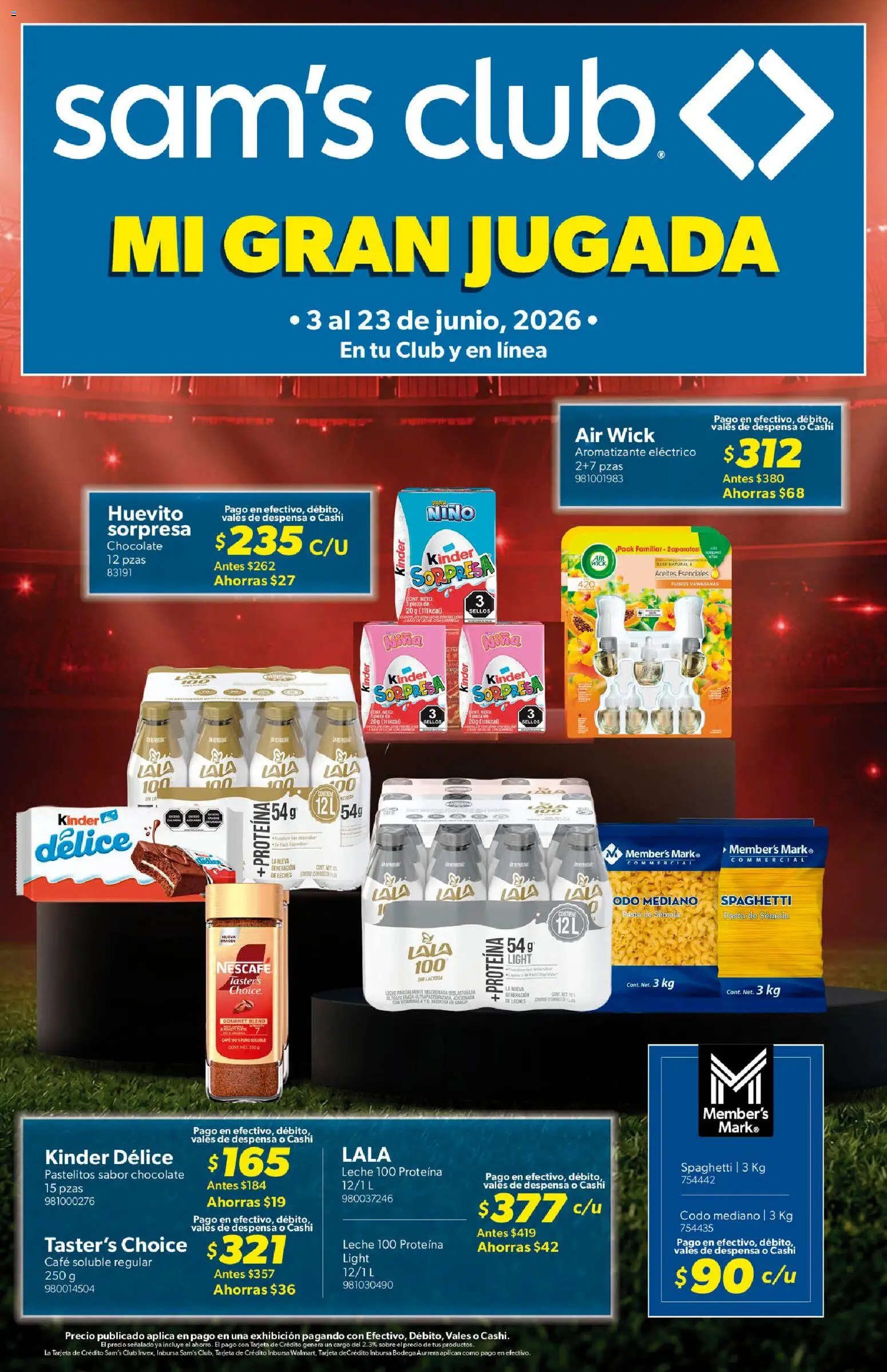 CUPONERA SAMS | Folleto de 03/06, Ofertas Junio 2026