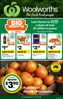 Preview of Woolworths catalogue - valid from 17/06/2026