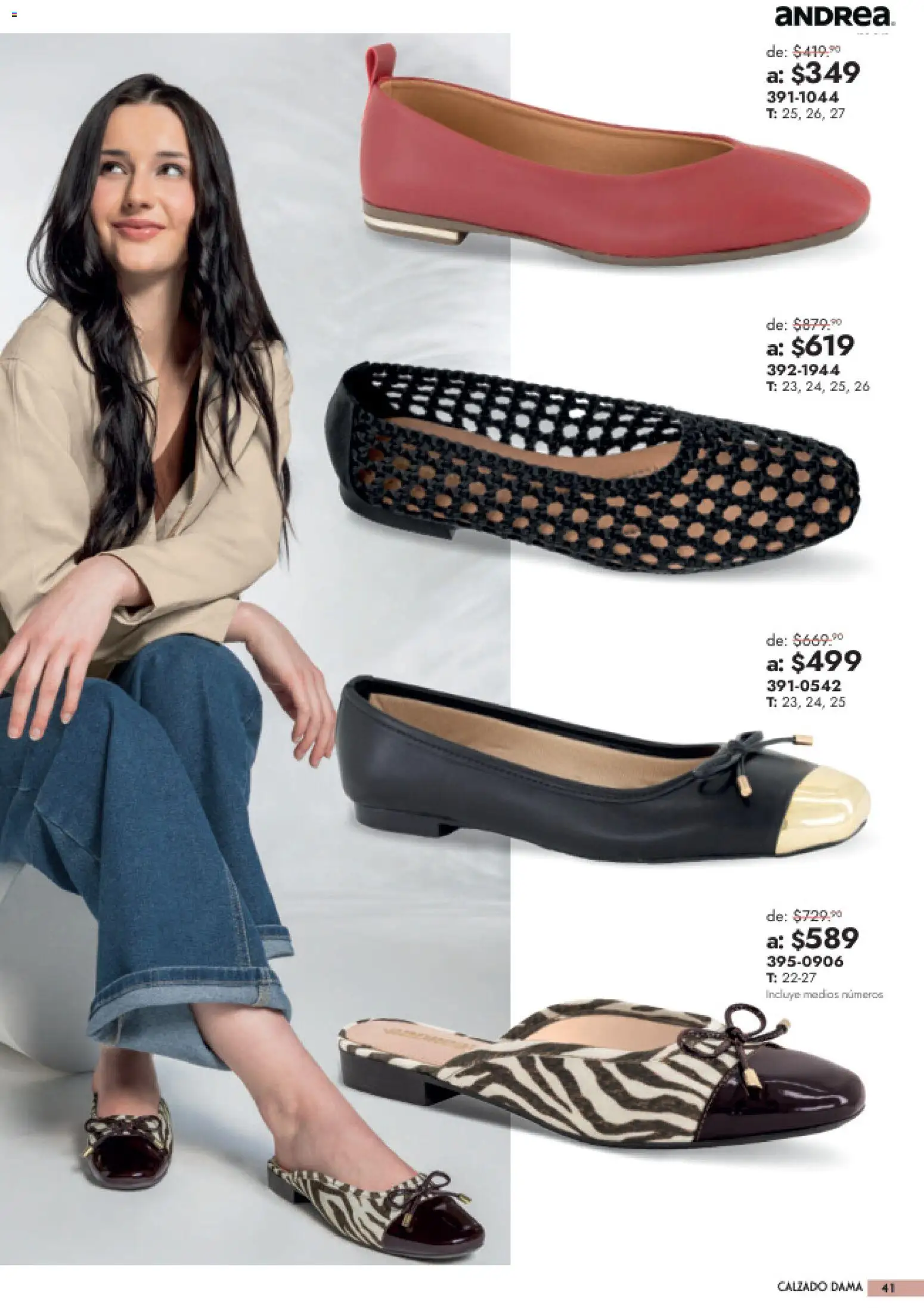 Nuevas ofertas de Andrea válidas en toda la República Mexicana desde el 26/07/2026. ¡Encuentra las mejores ofertas en Andrea catálogo Outlet! | Página: 41