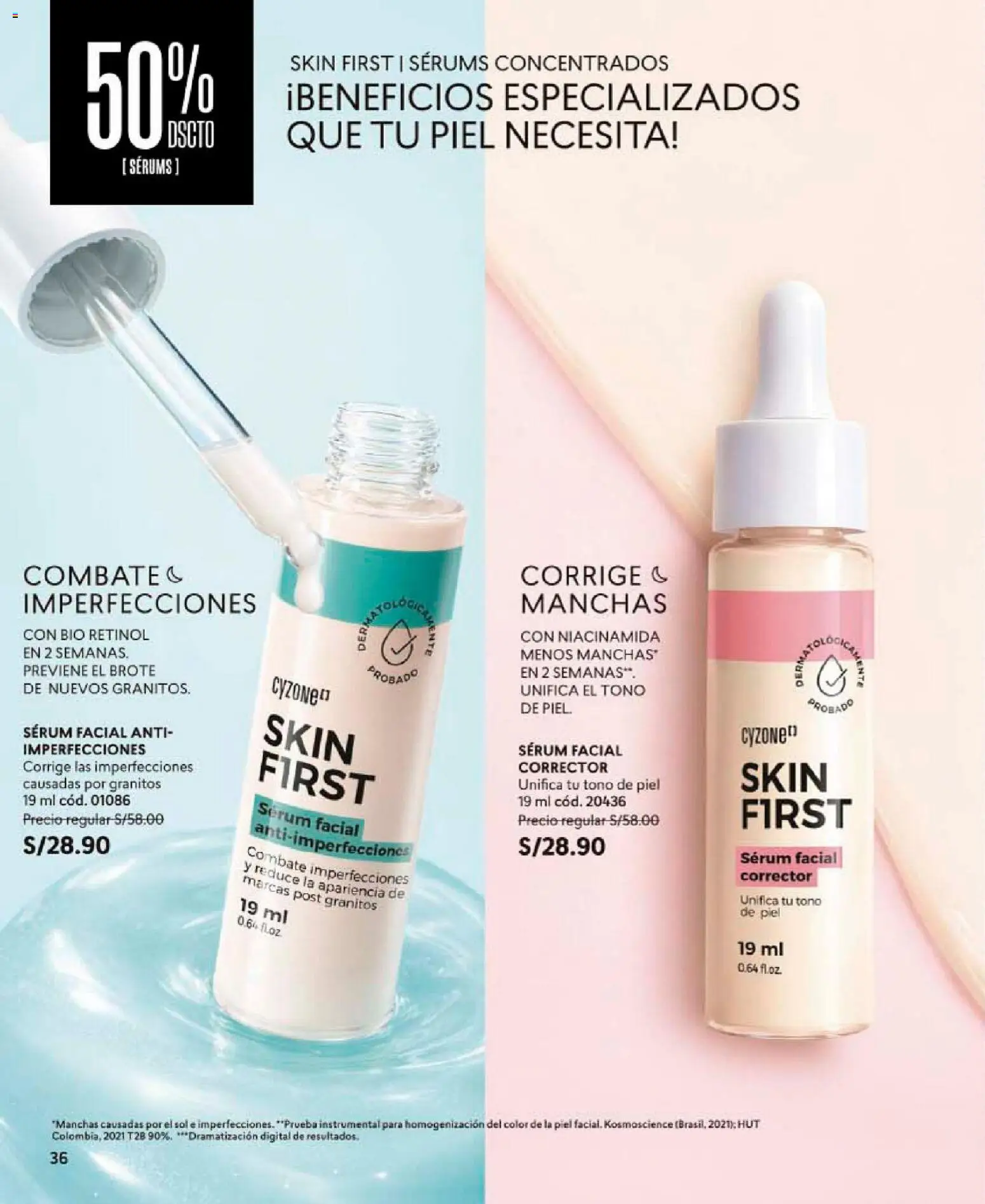 Catálogo CyZone válido desde 11/07/2026 | Página: 36 | Productos: Corrector