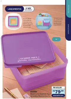 Tupperware catálogo Vitrine 07 - Pré-Visualização do folheto da loja Tupperware, válido de 01/07/2026 | Página: 65 | Produtos: Geladeira