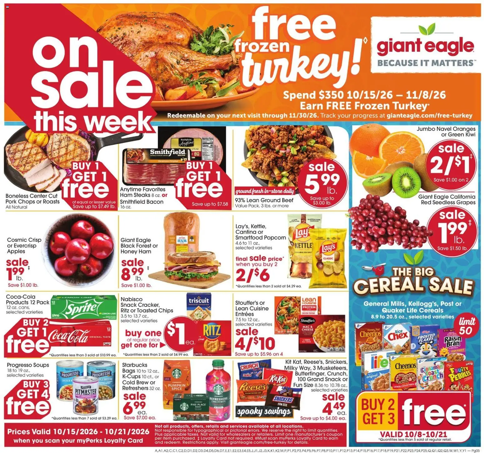 Giant Eagle Weekly Ad - valid from 10/15/2026 | Page: 1