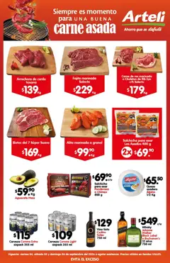 Vista previa de Arteli folleto Carnita Asada Valles, nuevo folleto de la tienda, válido en México a partir del 04/09/2026