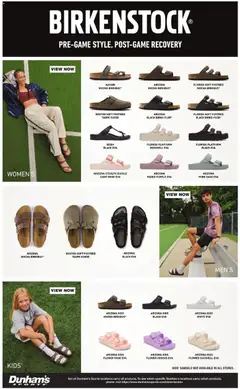 Preview of Dunham's Sports weekly ads valid from 06/27/2026 | Page: 3 | Products: Sandals